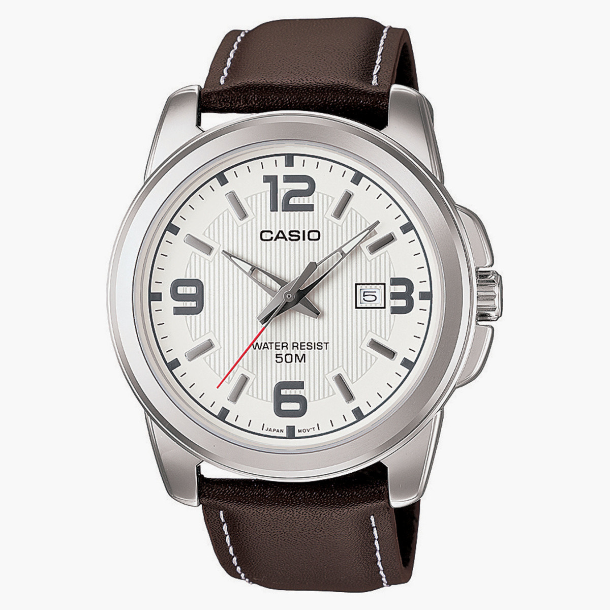 Casio deals leather watch