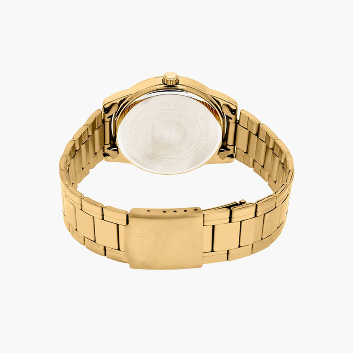 Casio Men's Gold Analog Metal Strap Watch MTP-V001G-9BUDF | 38 MM-men-watchesandjewellery-watches-image-4