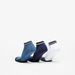 Dash Stripe Detail Ankle Length Sports Socks - Set of 3-Men%27s Socks-thumbnailMobile-2