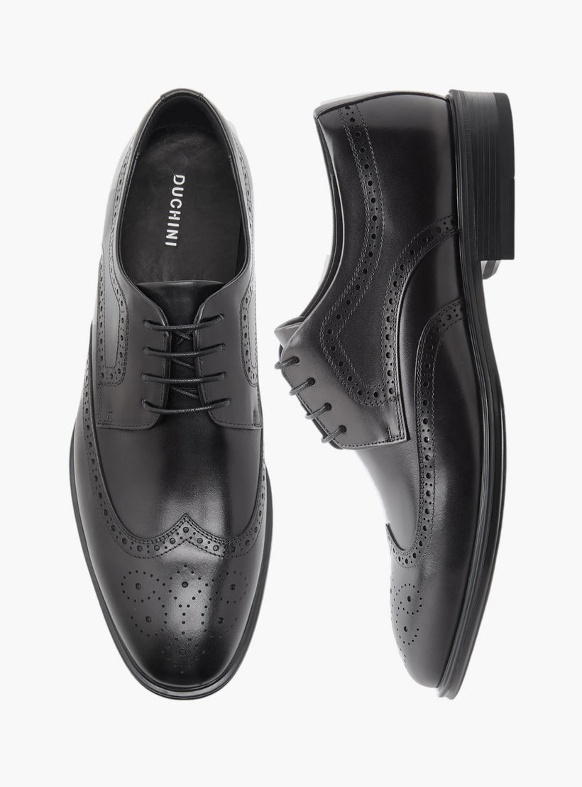 حذاء ديرقي رجالي بأربطة من الجلد الطبيعي-men-shoes-formalshoes-image-1