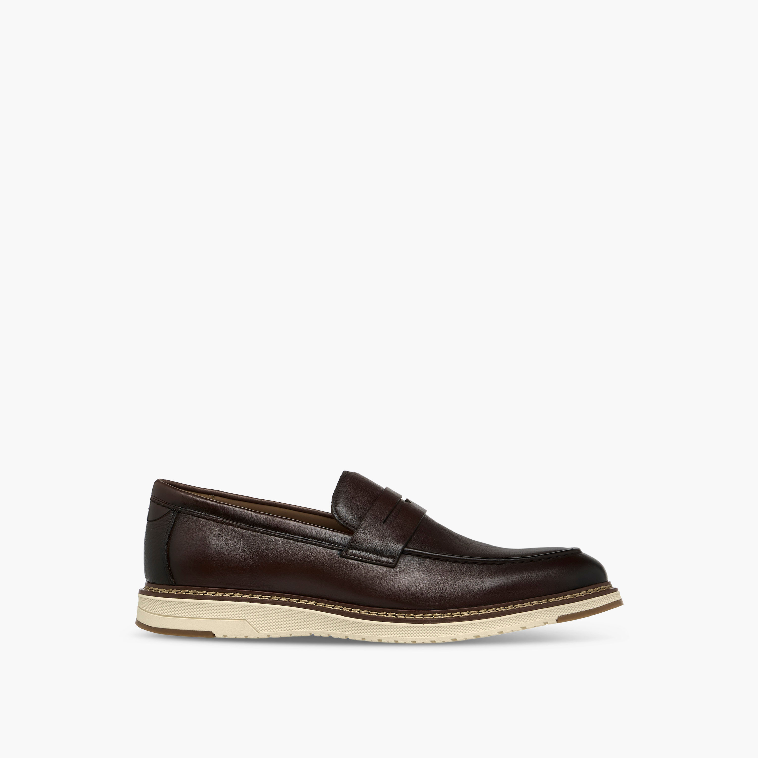 Duchini Men's Leather Solid Slip-On Loafers-men-shoes-loafersandmoccasins-image-3