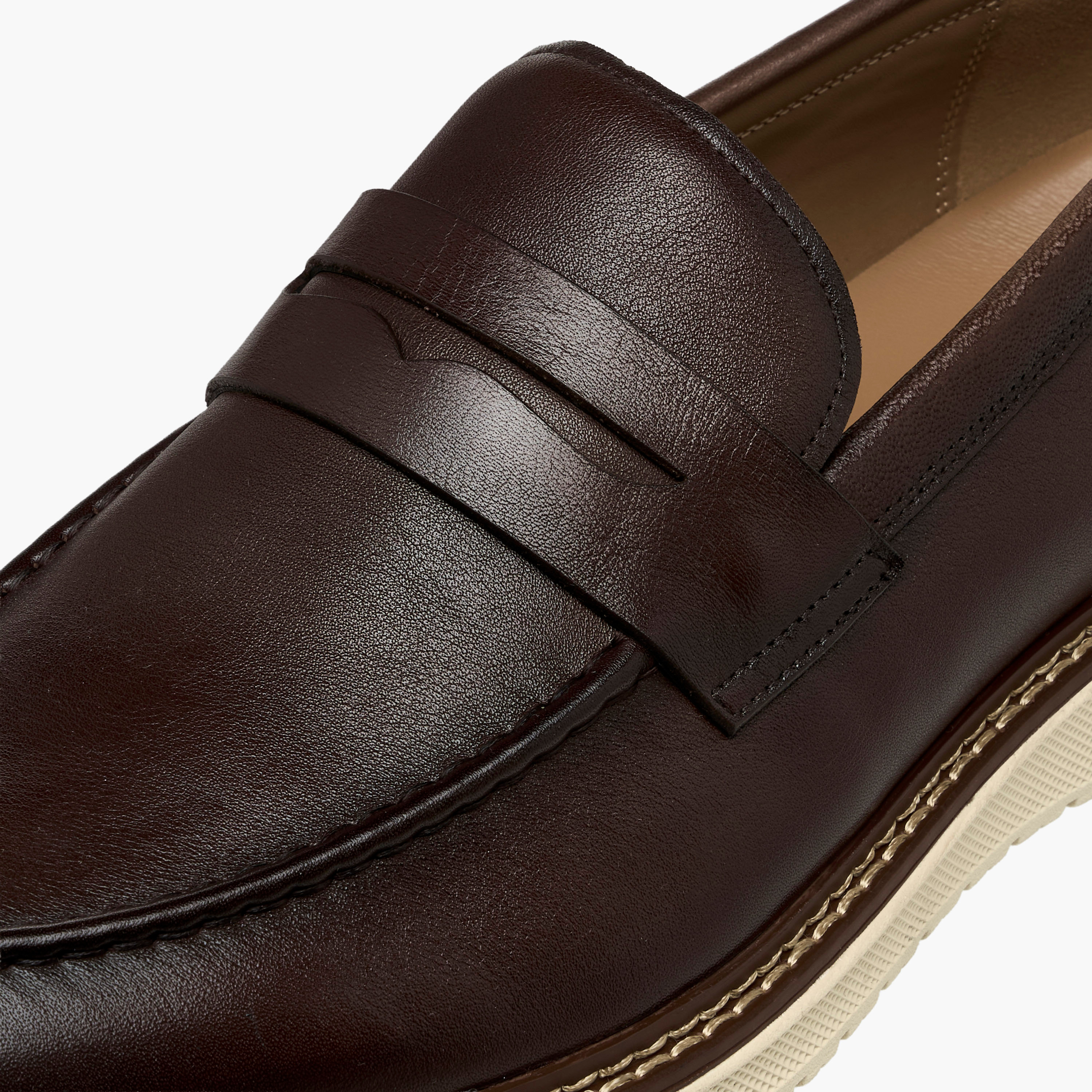 Duchini Men's Leather Solid Slip-On Loafers-men-shoes-loafersandmoccasins-image-4