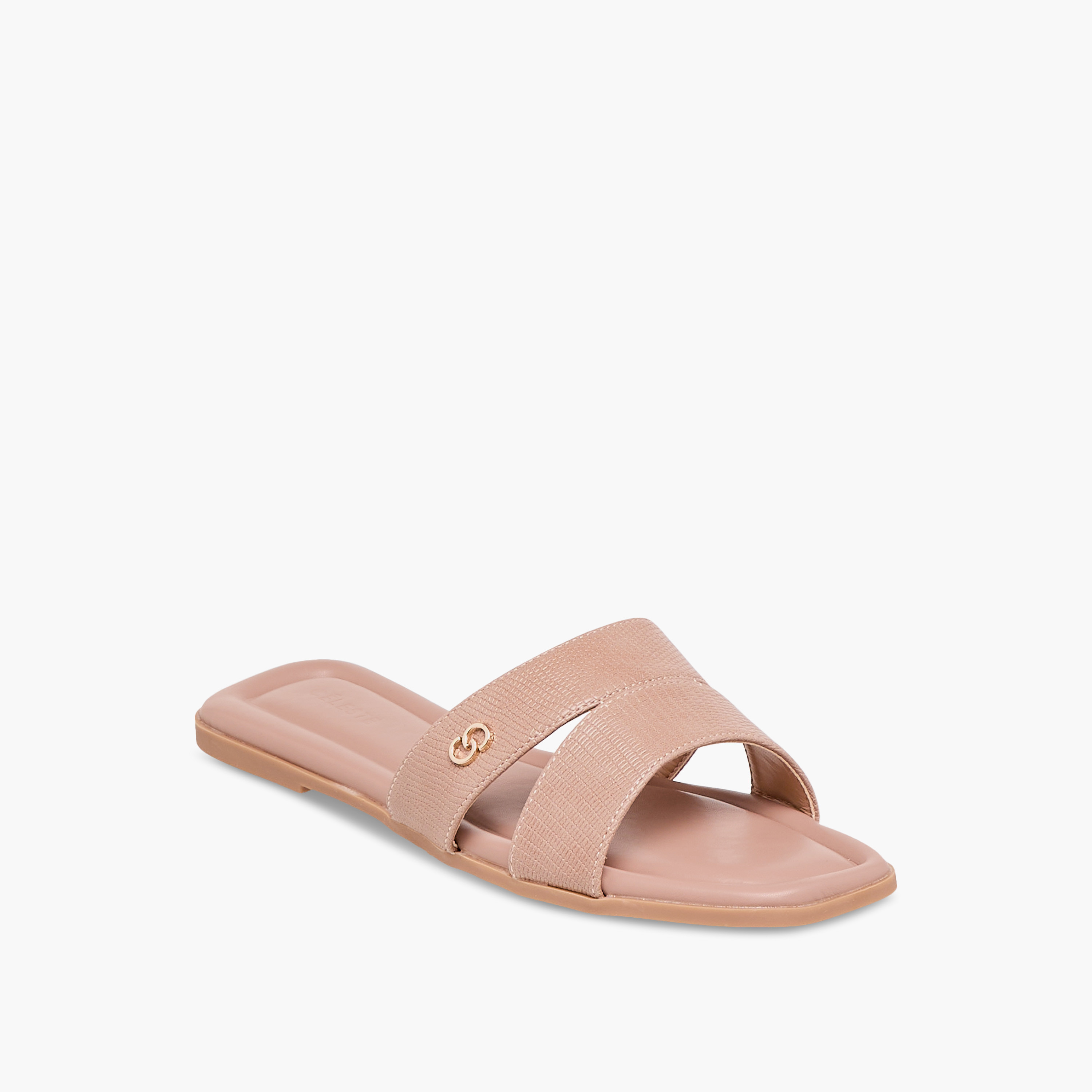 Celeste Women's Textured Slip-On Flat Sandals-women-shoes-flats-sandals-image-2