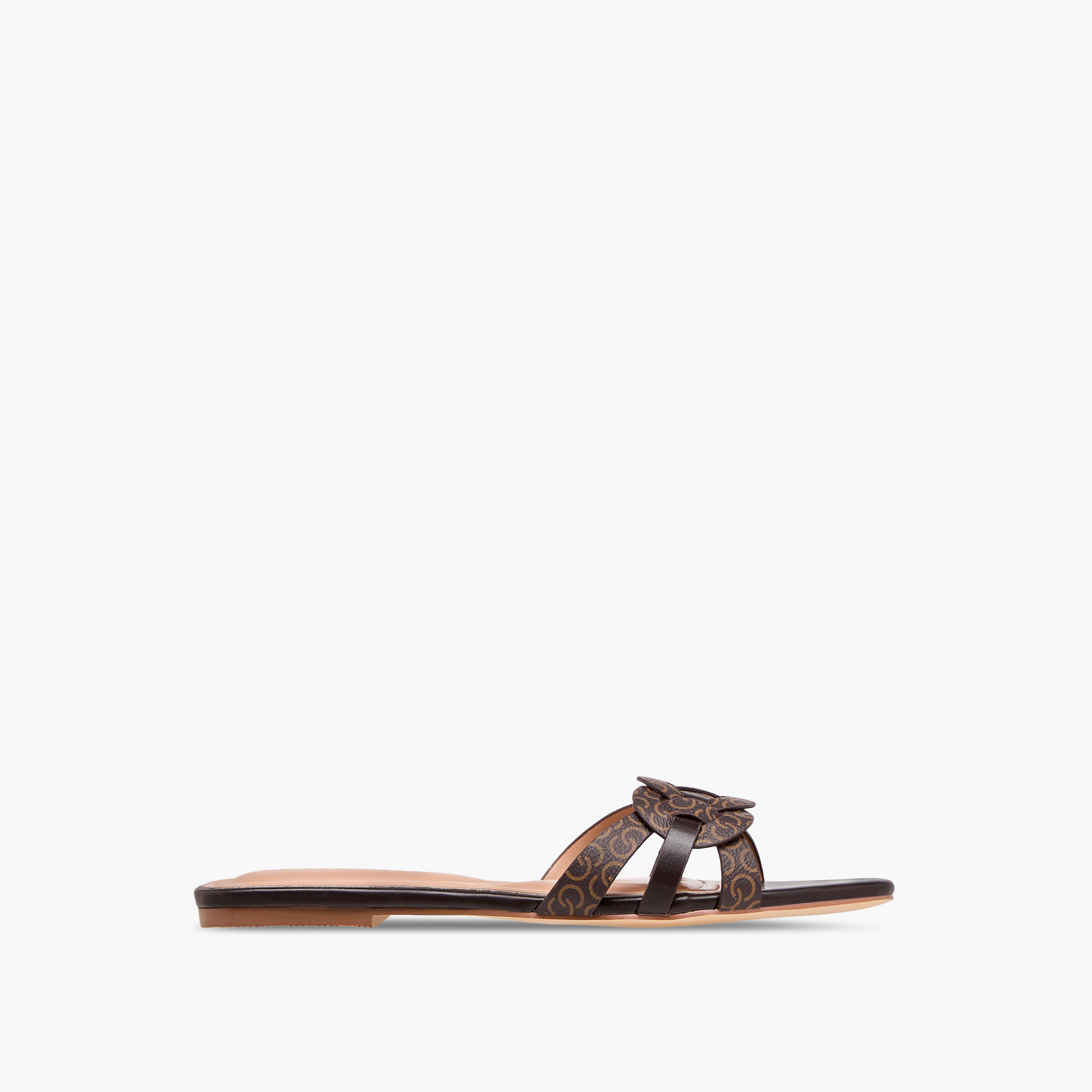 Celeste Women's Monogram Print Slip-On Flat Sandals-women-shoes-flats-sandals-image-3