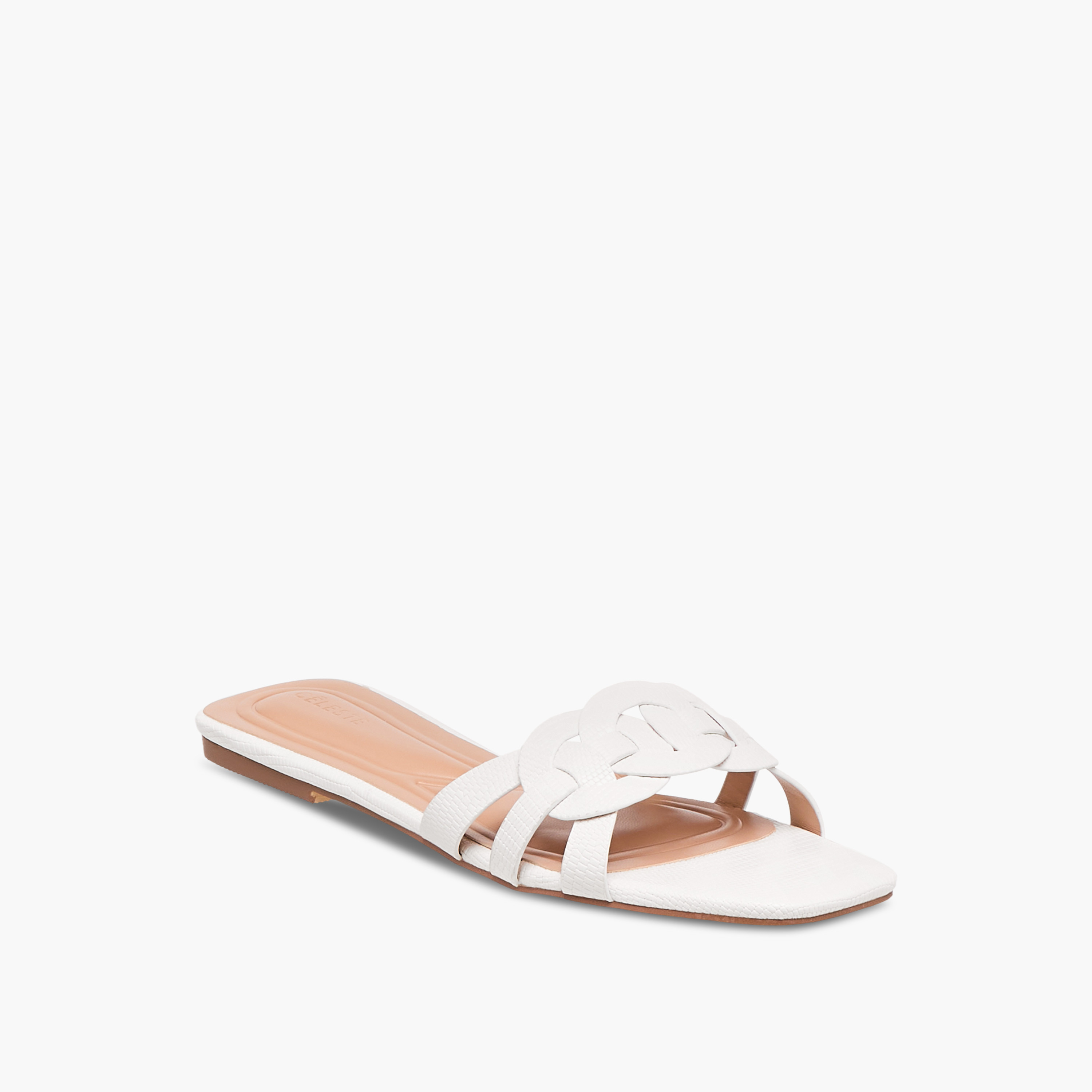 Celeste Women's Textured Slip-On Flat Sandals-women-shoes-flats-sandals-image-2