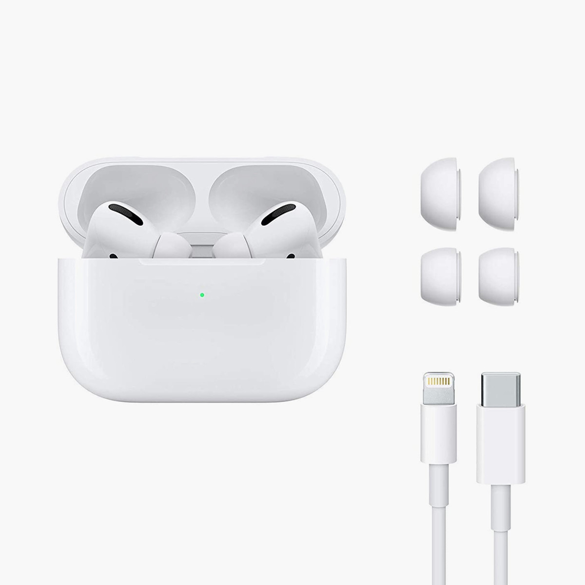 Buy Apple Airpods Pro with Wireless Charging Case White Online