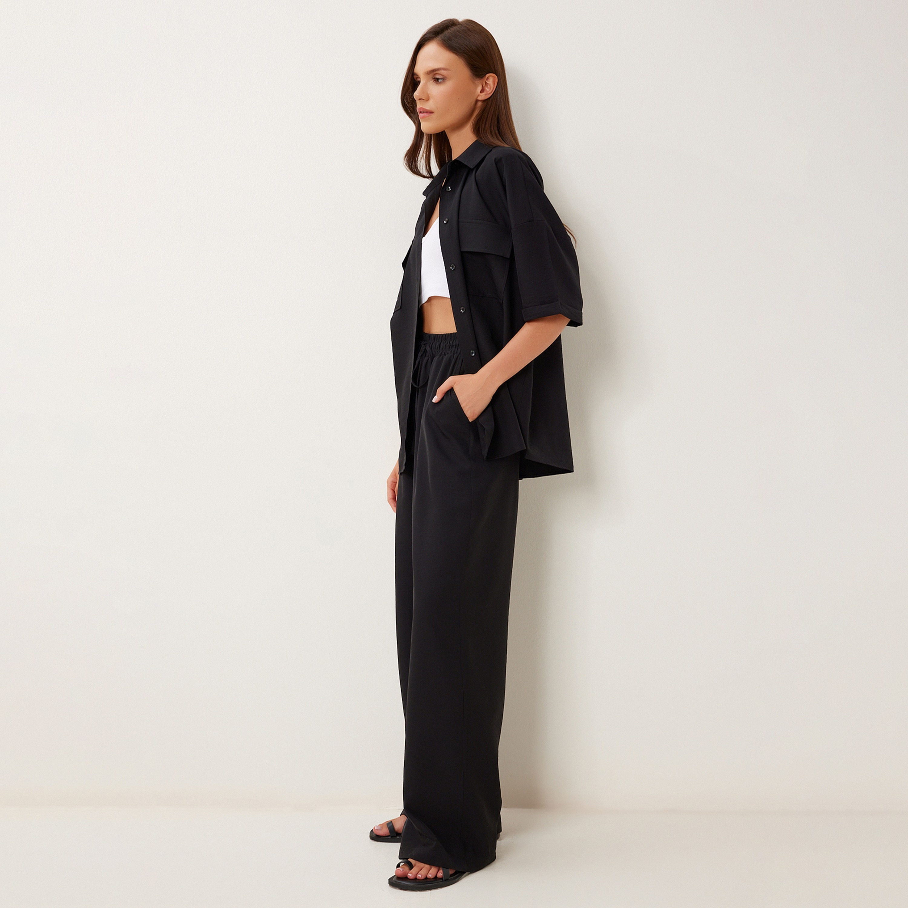 قميص وسروال ياقة من إسطنبول من إسطنبول طقم نسائي-women-clothing-coordsets-image-16