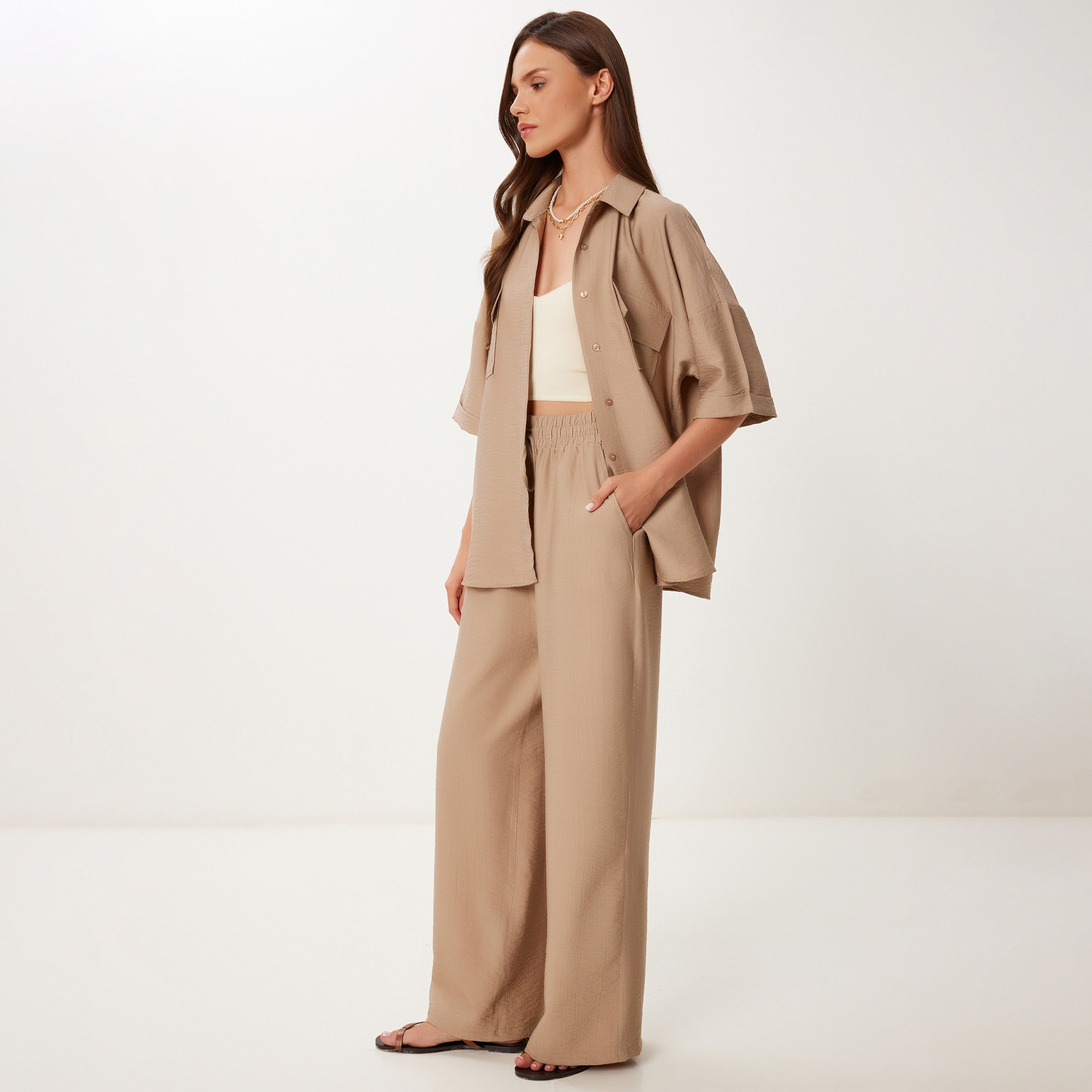 قميص وسروال ياقة من إسطنبول من إسطنبول طقم نسائي-women-clothing-coordsets-image-22
