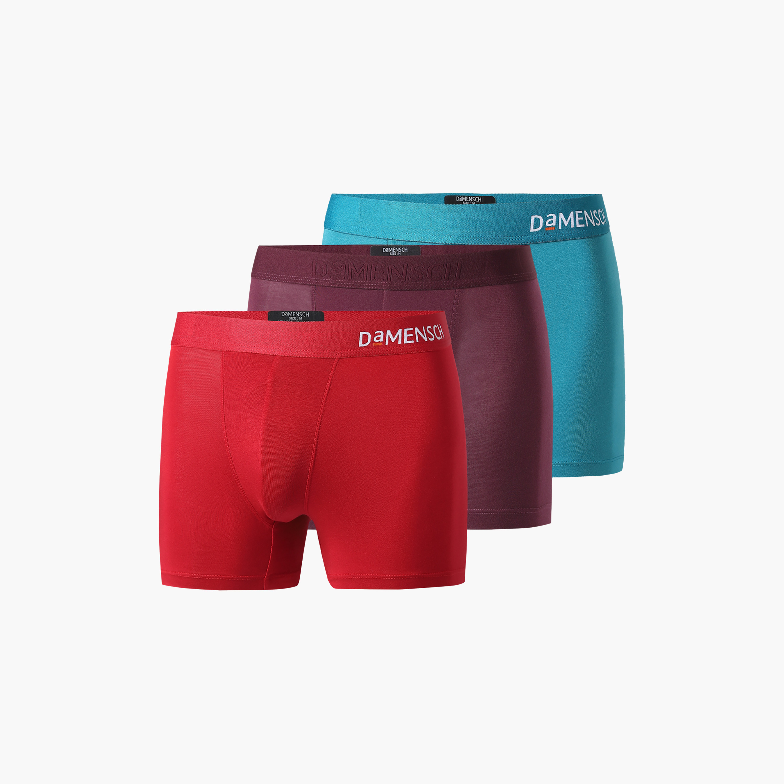 Damensch Pack of 3 Plain Deo-Soft Supima Modal Trunks-men-clothing-innerwear-underwear-image-1