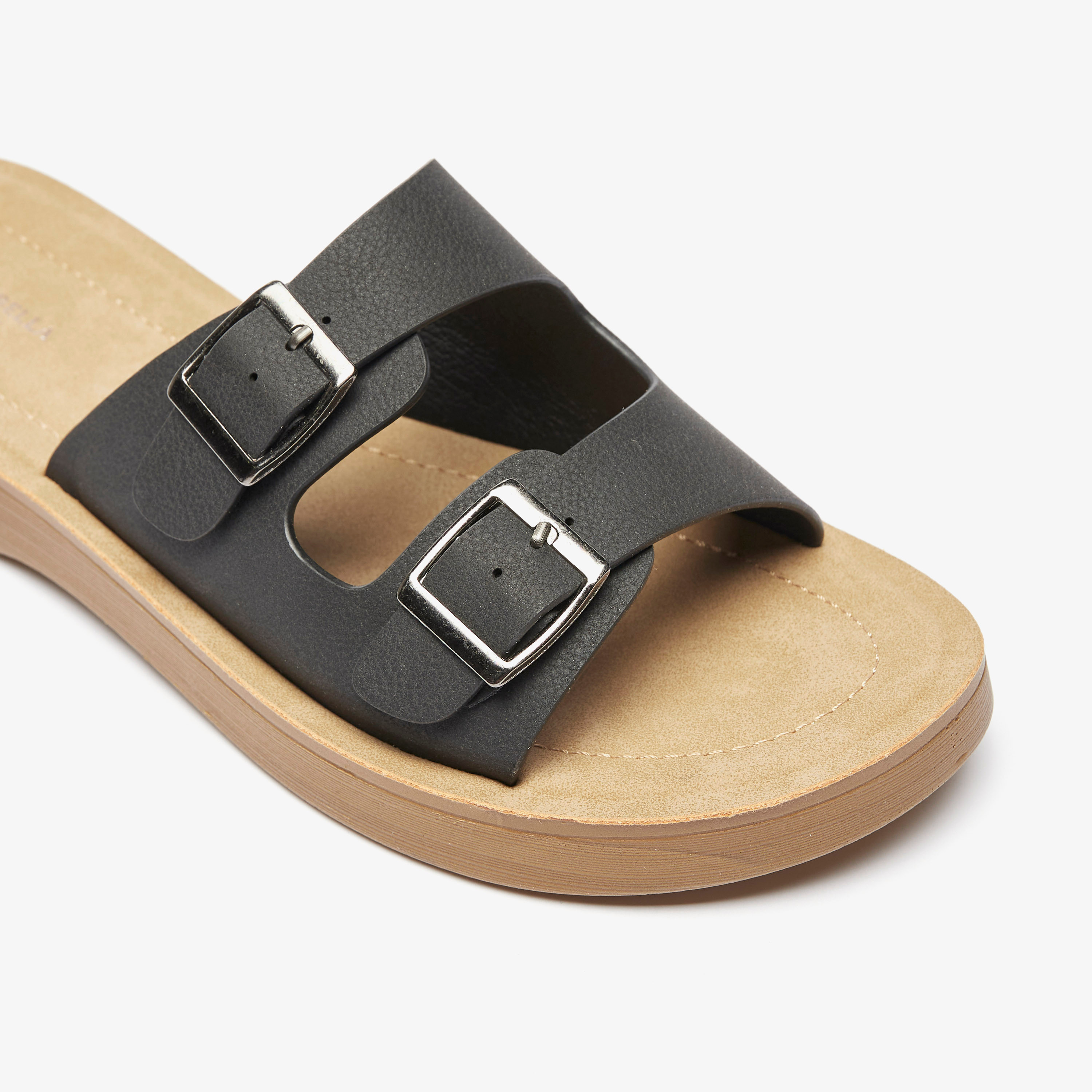 Buckle Accent Slip-On Sandals with Dual Straps-women-shoes-flats-sandals-image-10