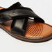 Lee Cooper Men's Slip-On Cross Strap Sandals-Men%27s Sandals-thumbnail-3