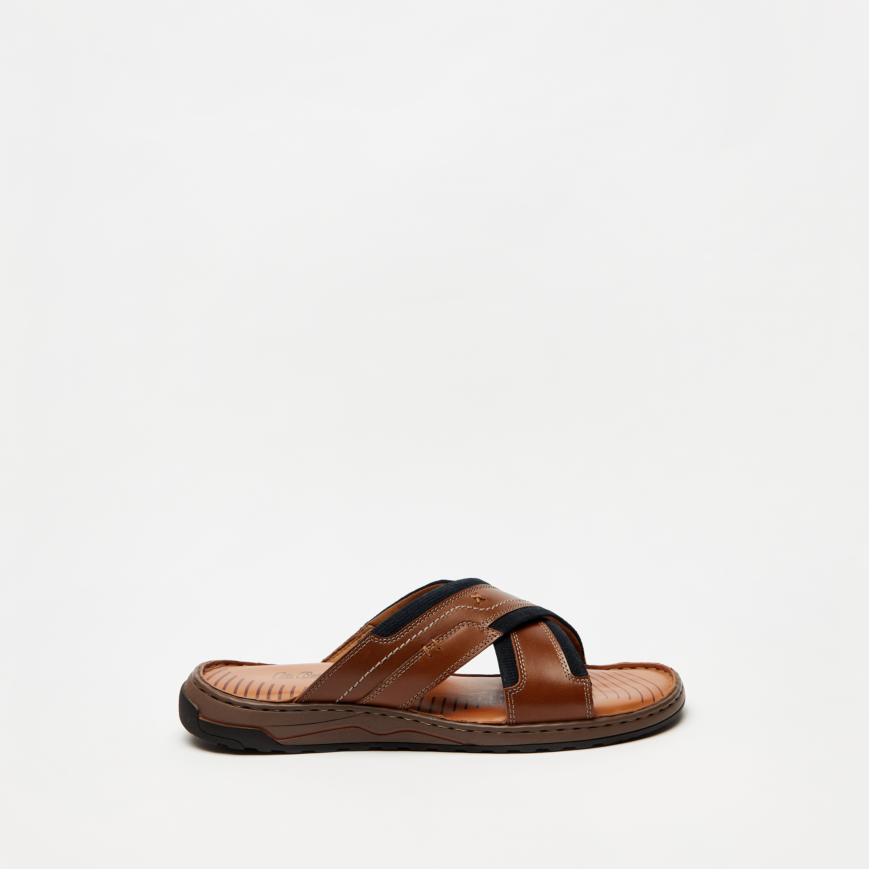 Lee cooper hot sale tan slippers