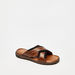 Lee Cooper Men's Slip-On Cross Strap Sandals-Men%27s Sandals-thumbnail-1