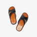 Lee Cooper Men's Solid Slip-On Cross Strap Sandals-Men%27s Sandals-thumbnail-1