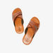 Lee Cooper Men's Solid Slip-On Cross Strap Sandals-Men%27s Sandals-thumbnail-1