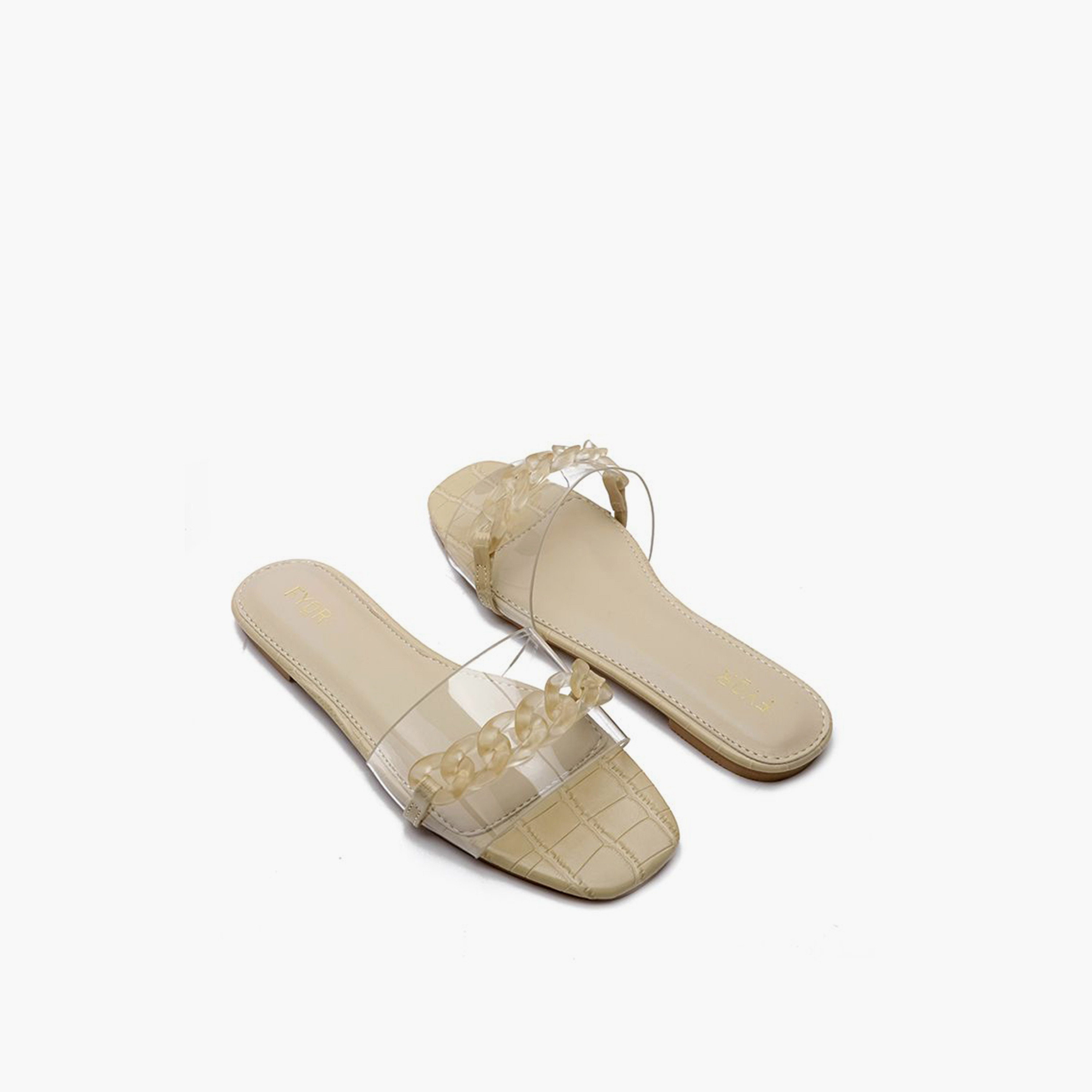 FYOR Slip-On Flat Women Reptile Printed Sandals | MY 227-women-shoes-sandals-flats-image-6