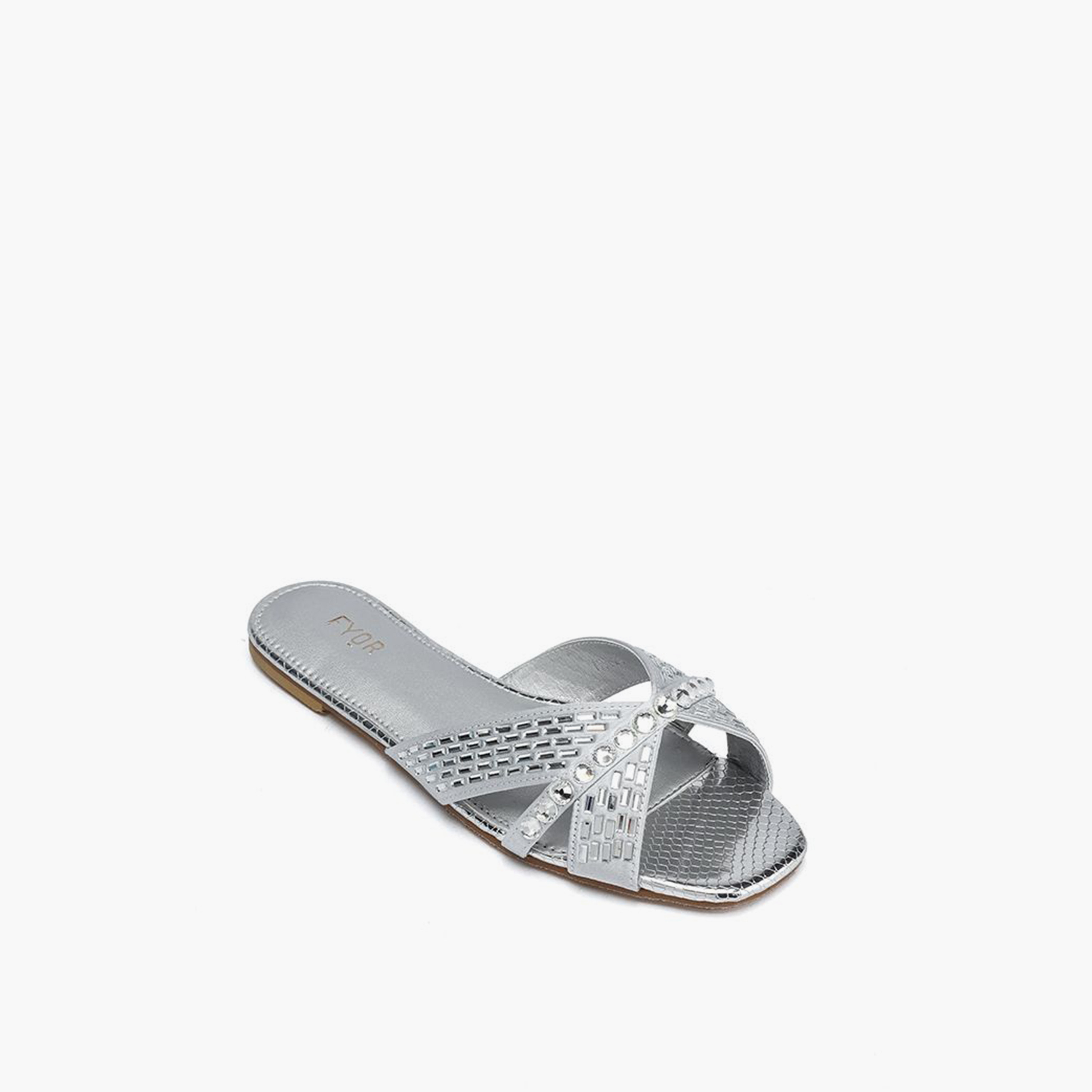 فيور- صندل مسطح سهل الارتداء للنساء-women-shoes-sandals-flats-image-2