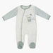 Juniors Embroidered Detail Closed Feet Sleepsuit with Long Sleeves-Sleepsuits-thumbnail-0