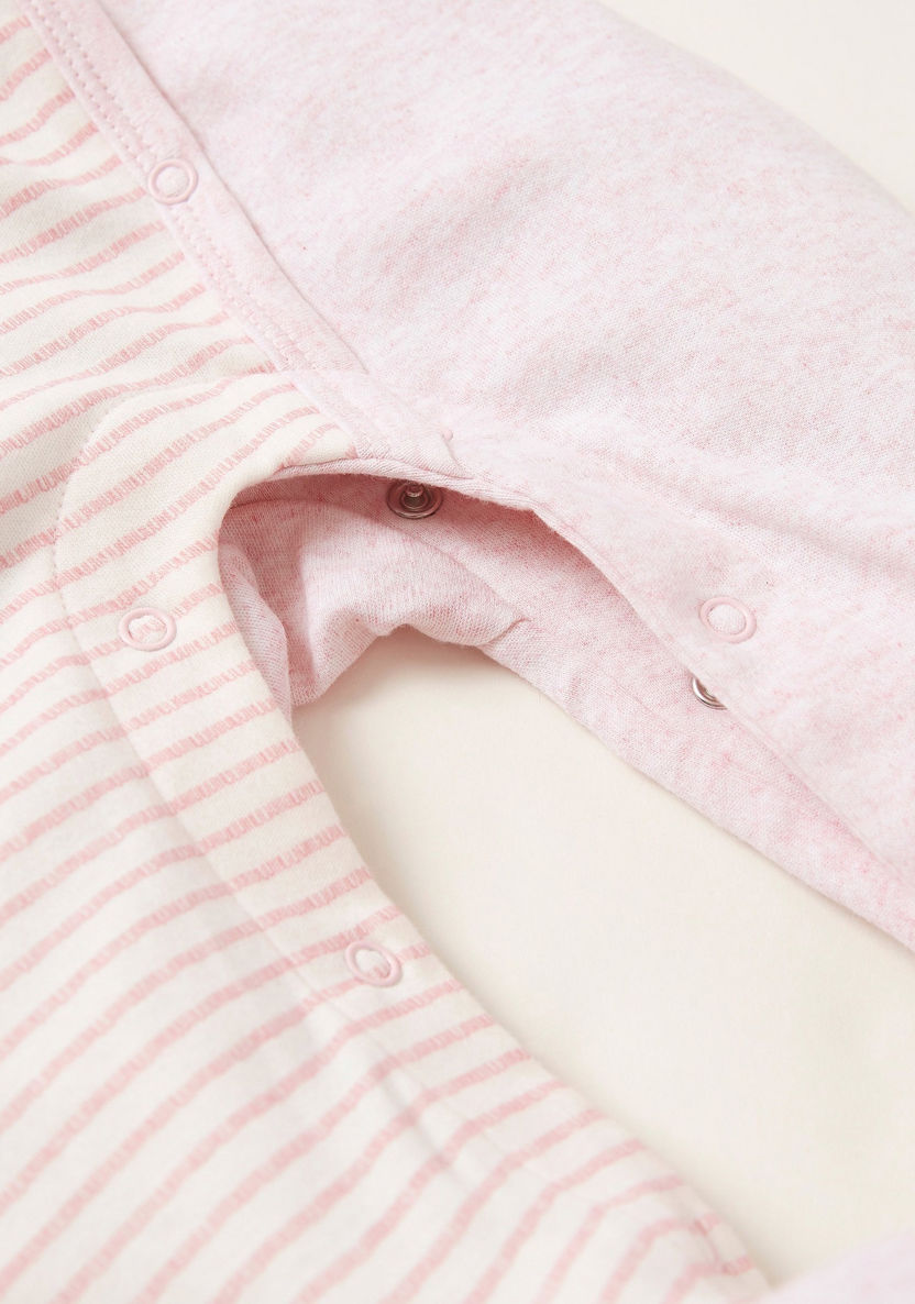 Juniors Printed Sleepsuit with Long Sleeves-Sleepsuits-image-2