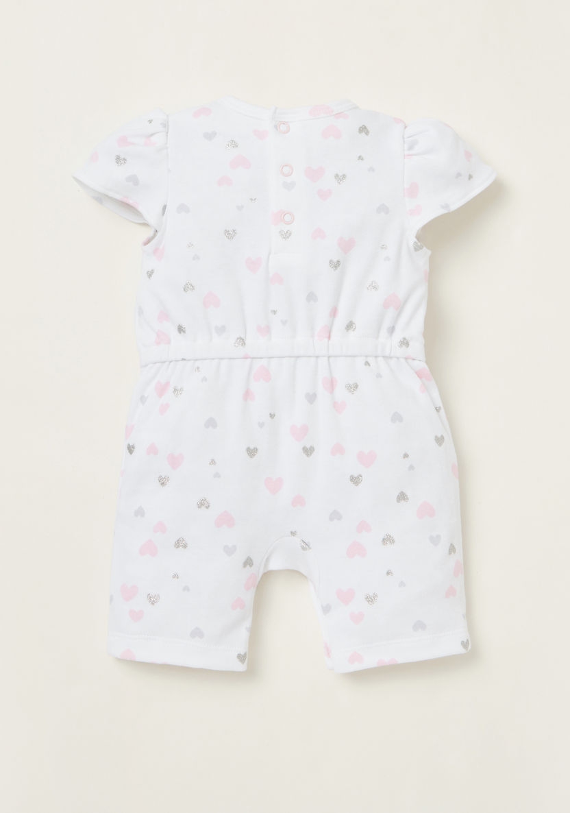 Juniors All-Over Heart Print Romper with Short Sleeves-Rompers%2C Dungarees and Jumpsuits-image-4