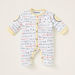 Juniors Slogan Print Sleepsuit with Round Neck and Long Sleeves-Sleepsuits-thumbnail-0