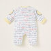 Juniors Slogan Print Sleepsuit with Round Neck and Long Sleeves-Sleepsuits-thumbnail-3