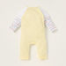 Juniors Text Print Sleepsuit with Embroidered Detail and Long Sleeves-Sleepsuits-thumbnail-3