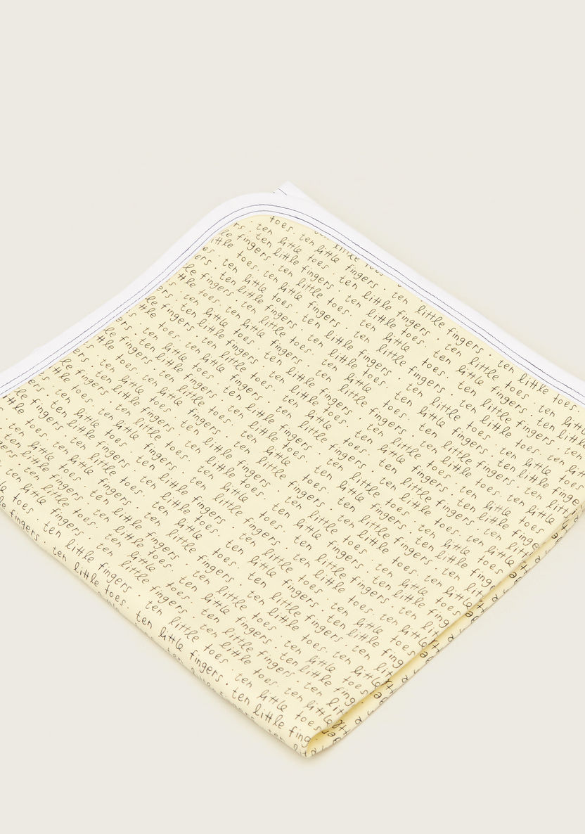 Juniors Little Duck Printed Receiving Blanket - 76x102 cms-Receiving Blankets-image-0
