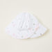 Juniors All-Over Heart Print Cap with Bow Applique Detail-Caps-thumbnail-0
