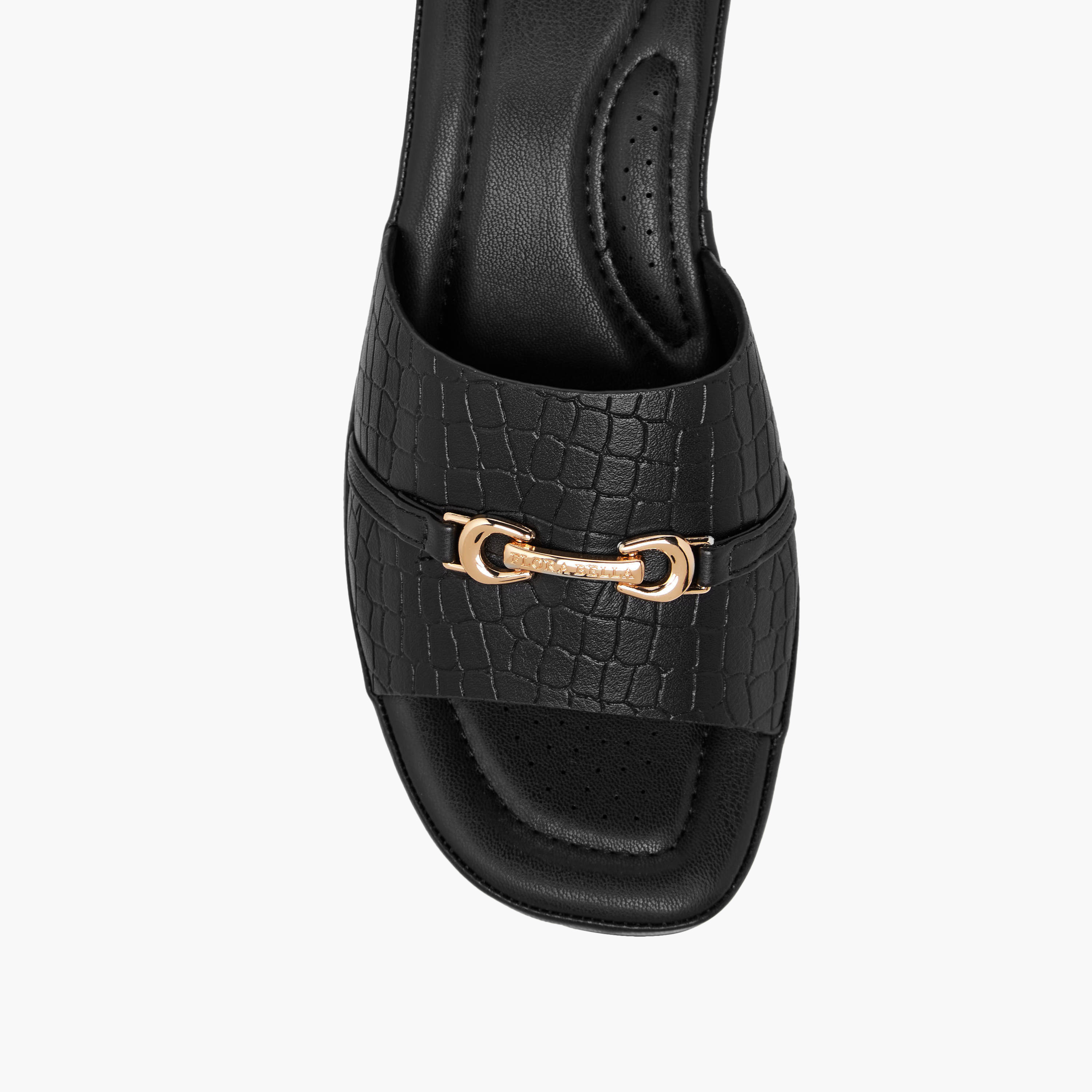 صندل سهل الارتداء بارز الملمس للنساء من فلورا بيلا-women-shoes-sandals-heeled-image-4