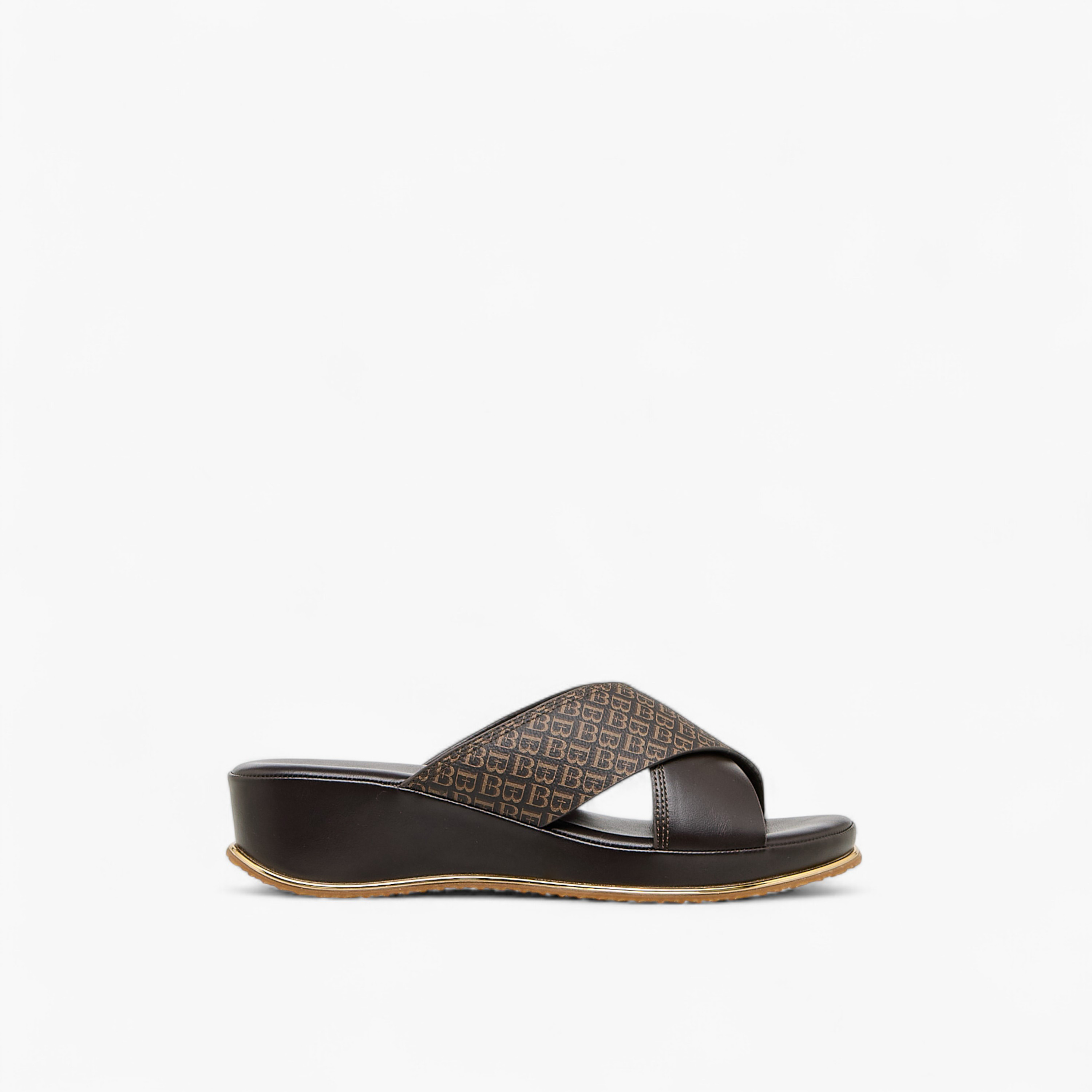 صندل ويدج بطبعات مونوجرام للنساء من فِلورا بيلا-women-shoes-sandals-heeled-image-3