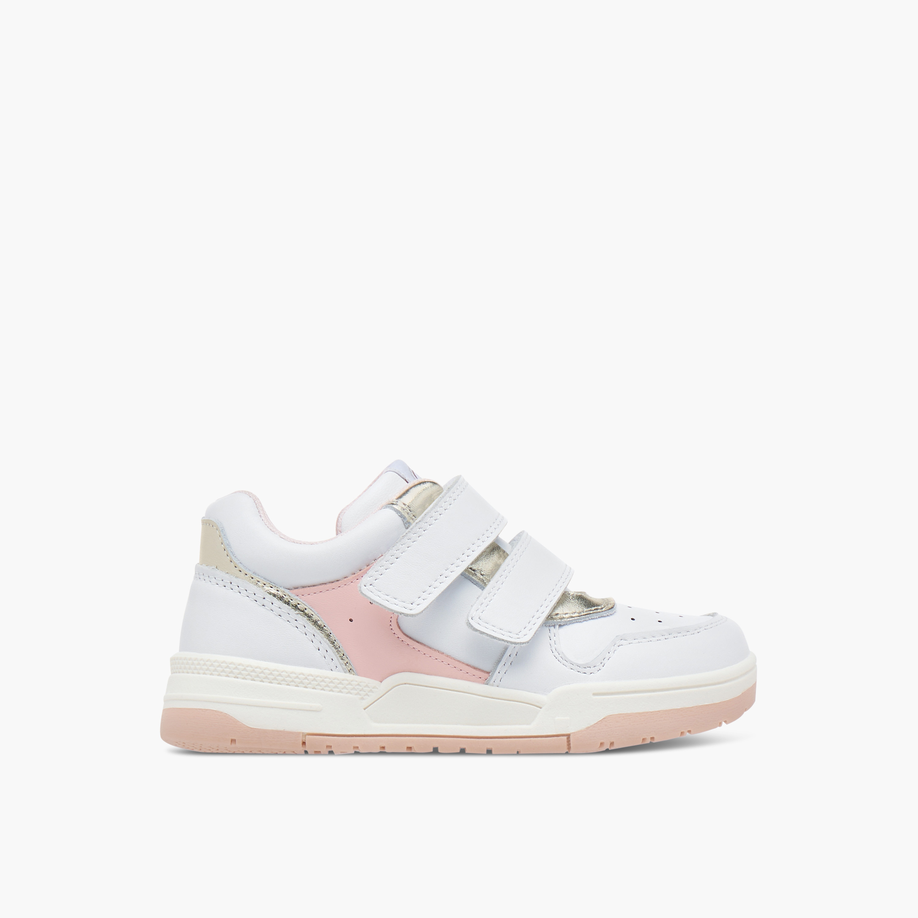 Juniors Colourblock Sneakers with Hook and Loop Closure-girls-shoes-sneakers-image-3