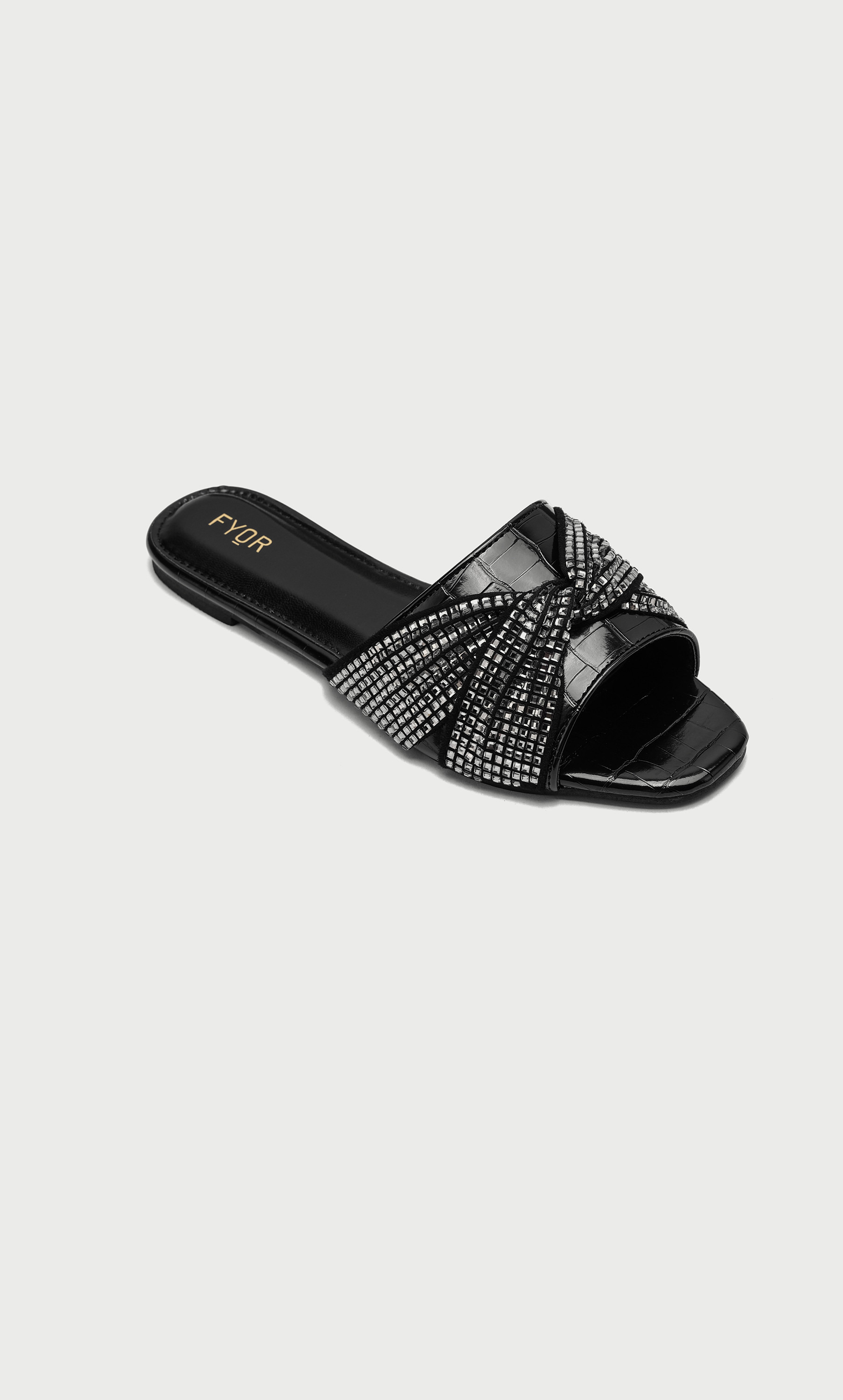 صندل نسائي مسطح مزخرف من فيور  MY 238-women-shoes-sandals-flats-image-1