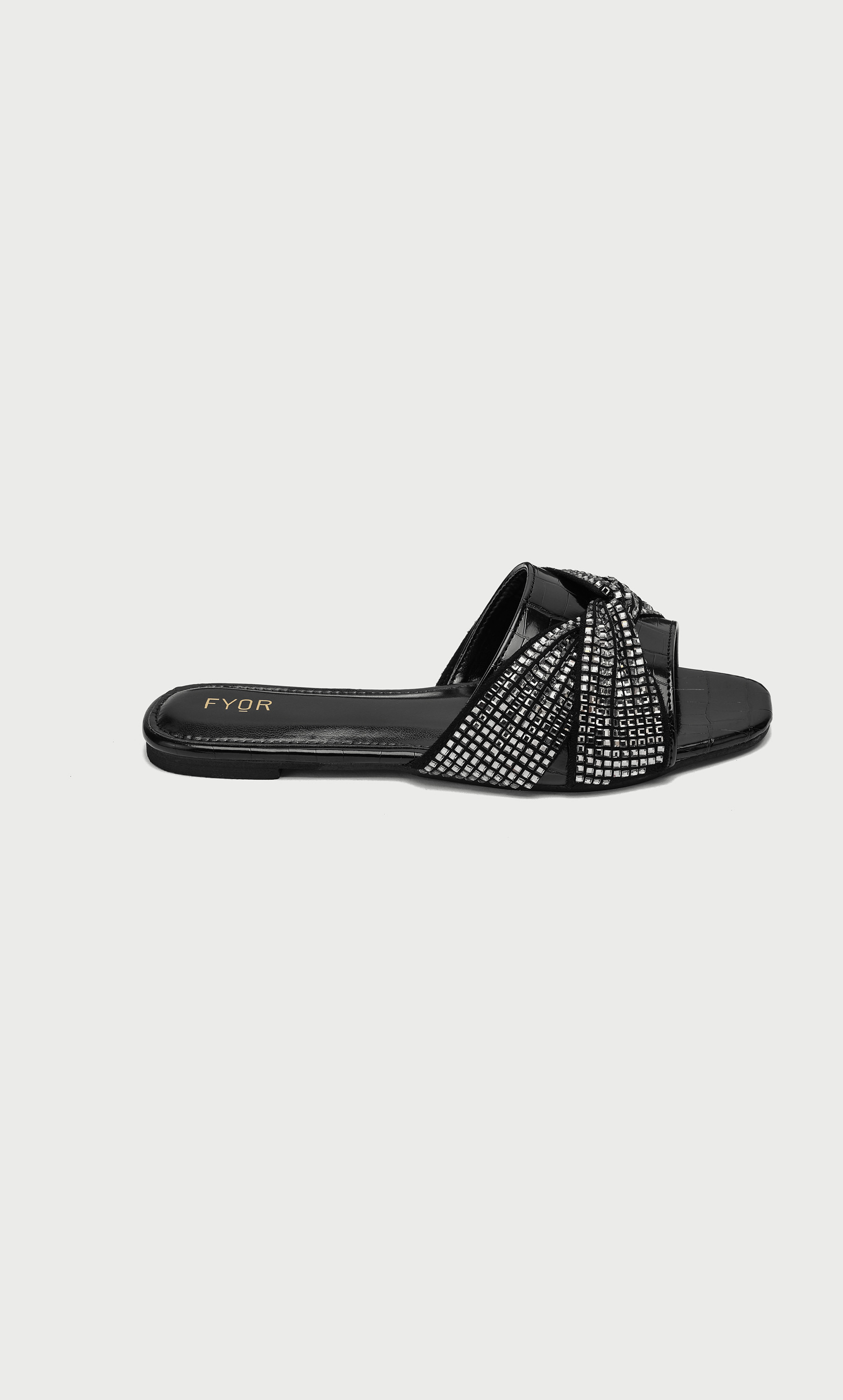 صندل نسائي مسطح مزخرف من فيور  MY 238-women-shoes-sandals-flats-image-3