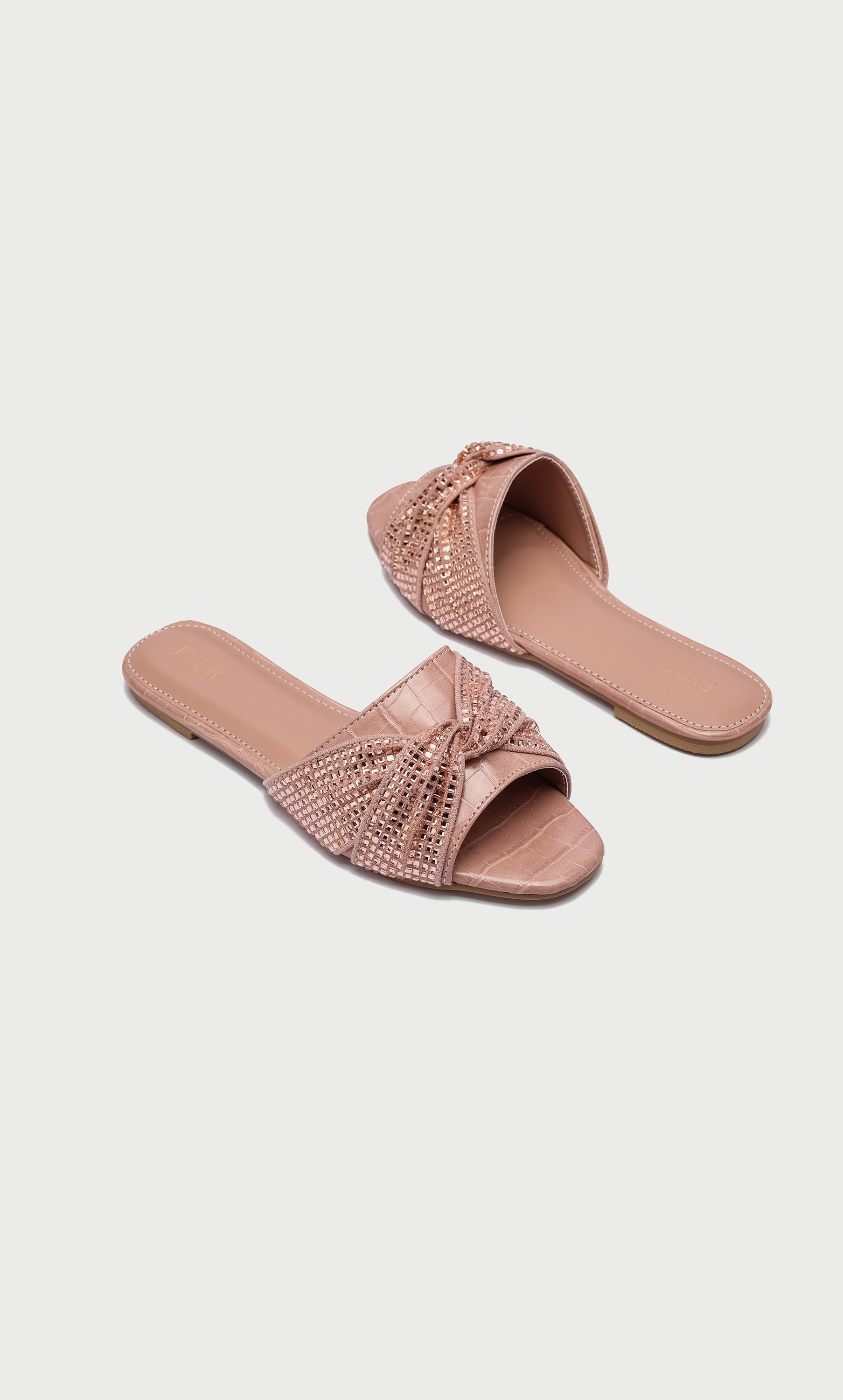 صندل نسائي مسطح مزخرف من فيور  MY 238-women-shoes-sandals-flats-image-6