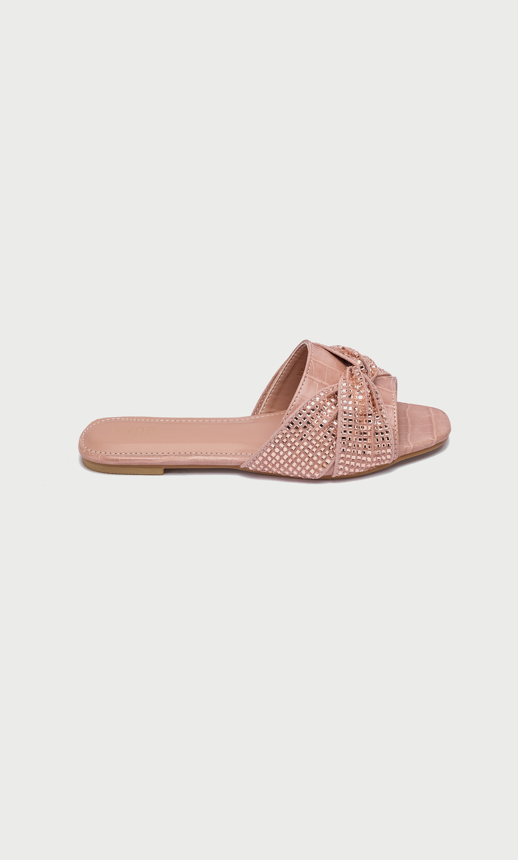 صندل نسائي مسطح مزخرف من فيور  MY 238-women-shoes-sandals-flats-image-3