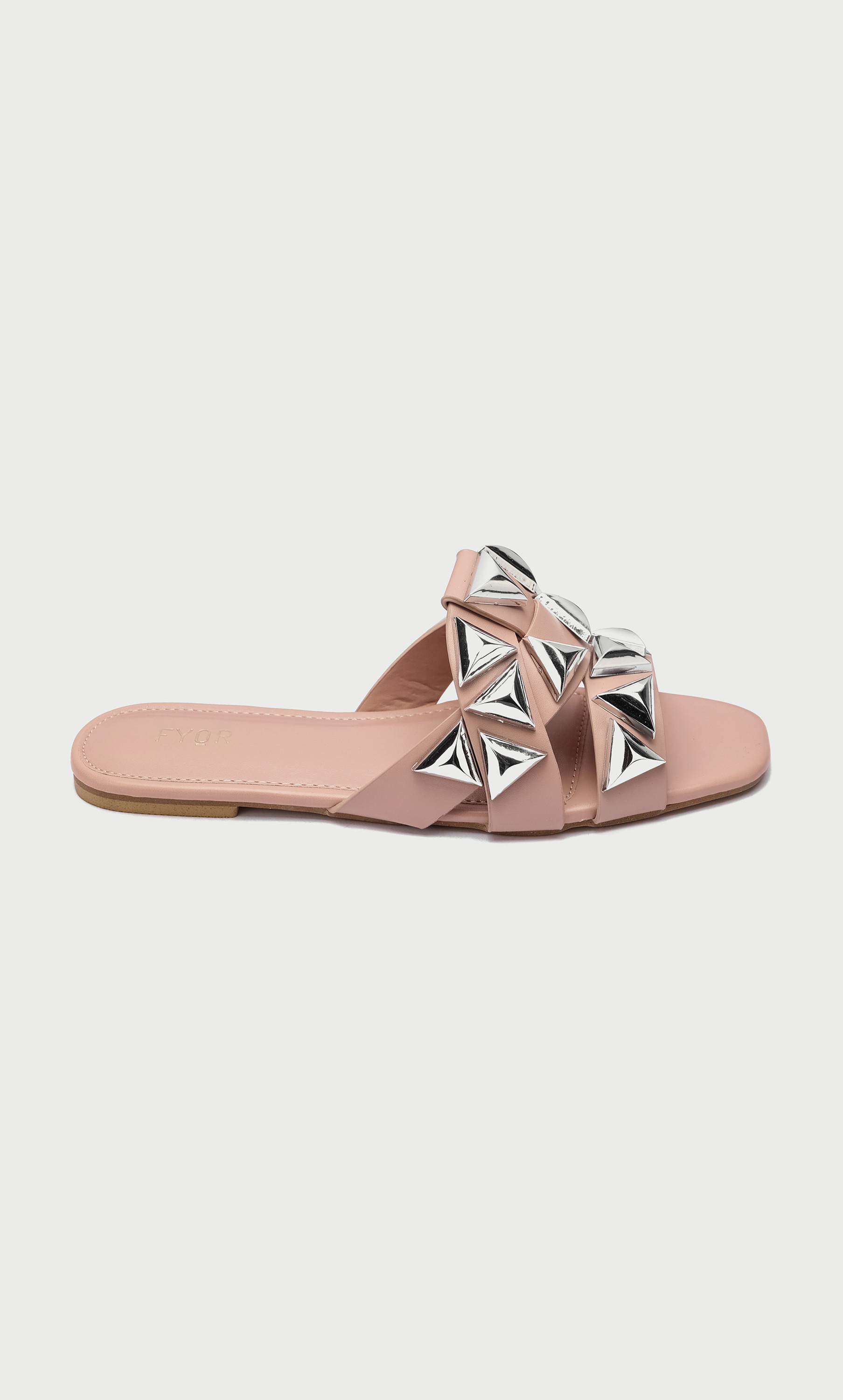 FYOR Women Studded Flat Sandals MY 250-women-shoes-sandals-flats-image-11