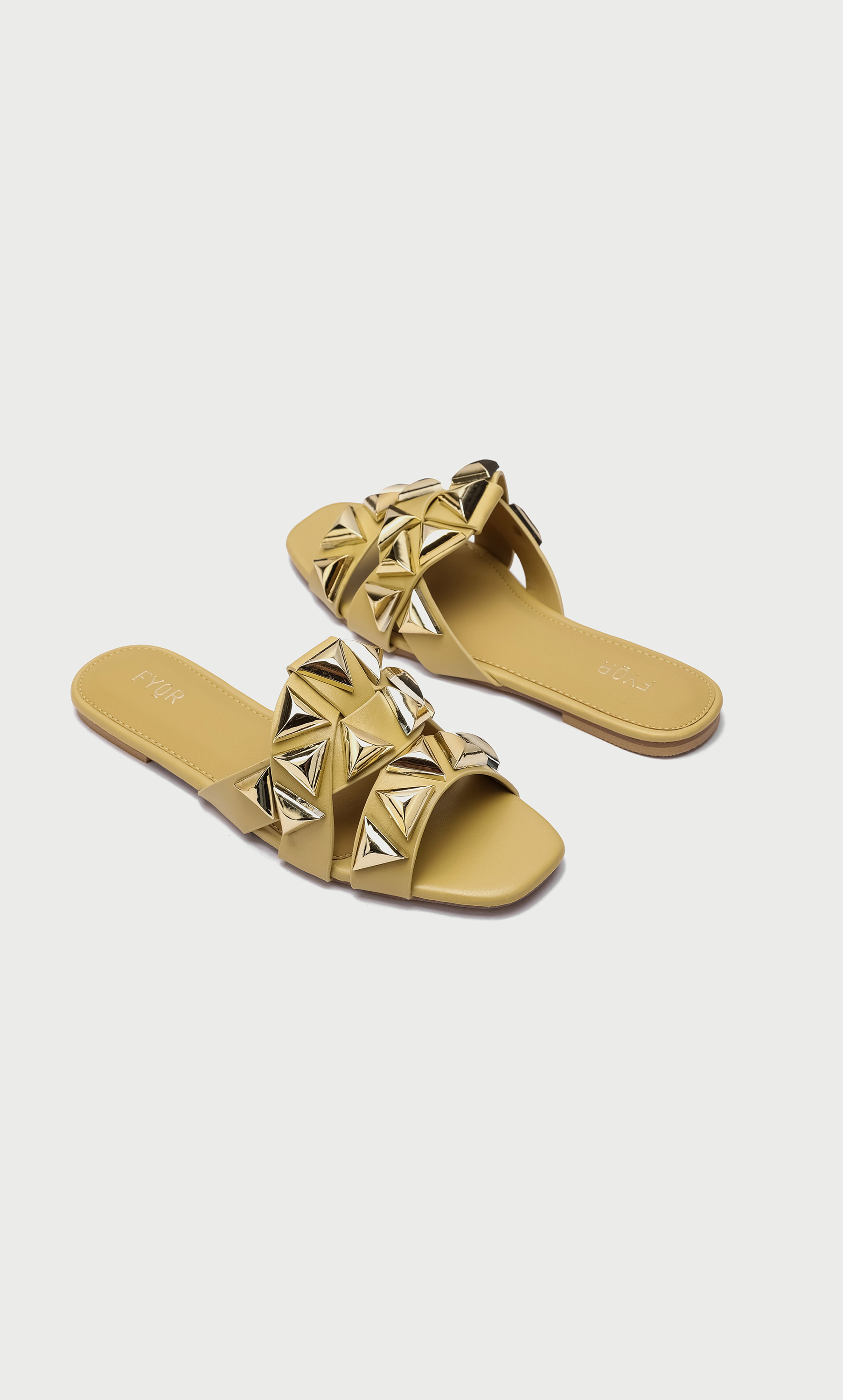 صندل نسائي مسطح مرصع من فيور  MY 250-women-shoes-sandals-flats-image-2
