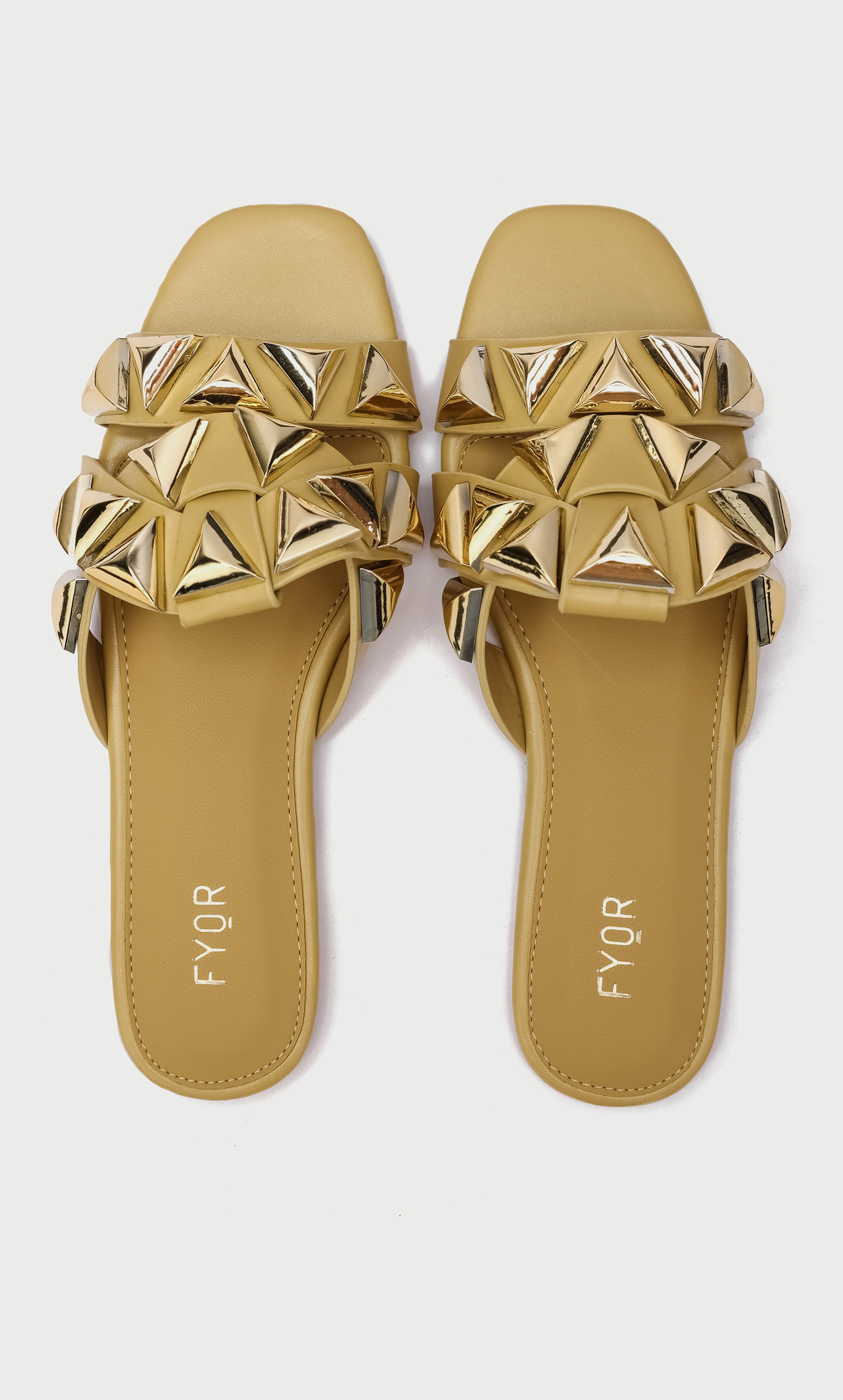 صندل نسائي مسطح مرصع من فيور  MY 250-women-shoes-sandals-flats-image-4