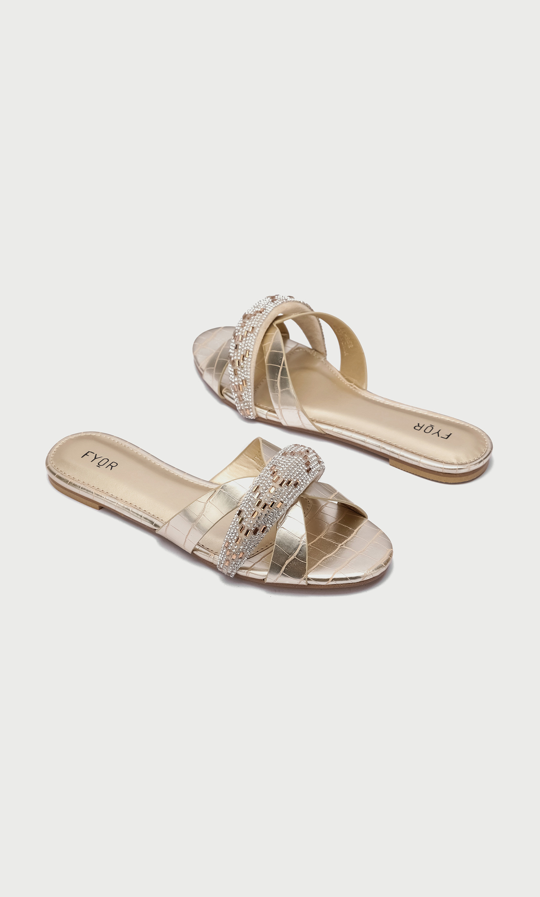 صندل نسائي مسطح مزخرف من فيور  MY 252-women-shoes-sandals-flats-image-6