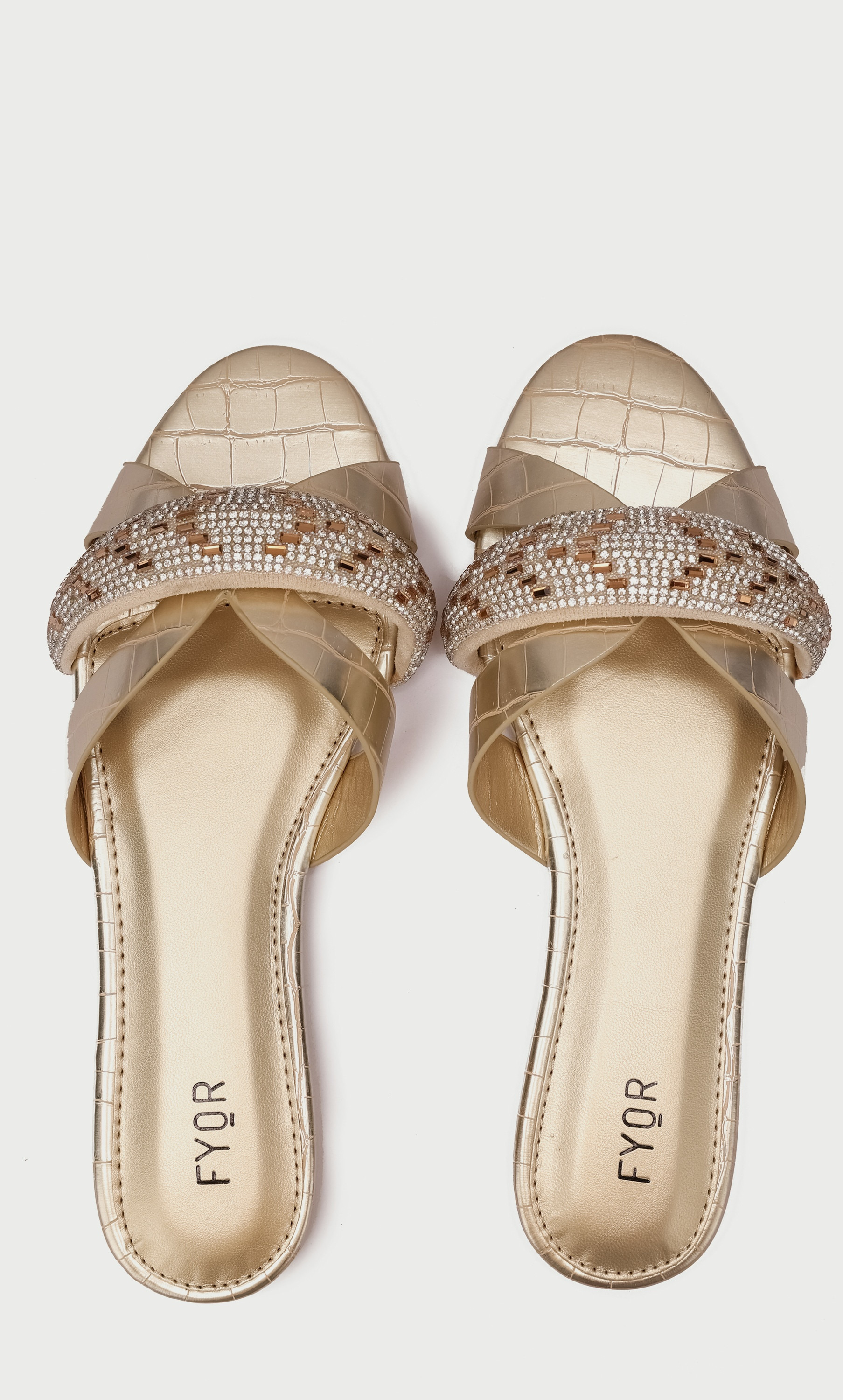 صندل نسائي مسطح مزخرف من فيور  MY 252-women-shoes-sandals-flats-image-8