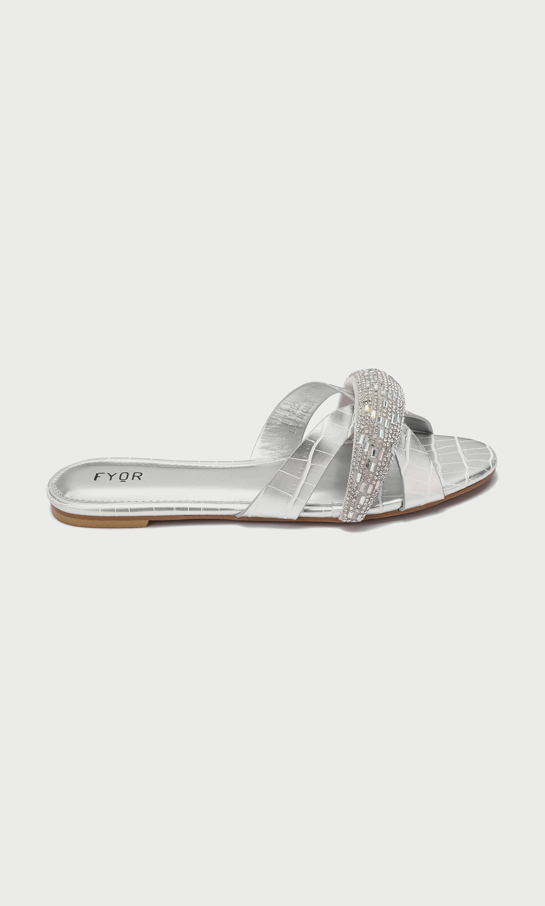 FYOR Women Embellished Flat Sandals MY 252-women-shoes-sandals-flats-image-3