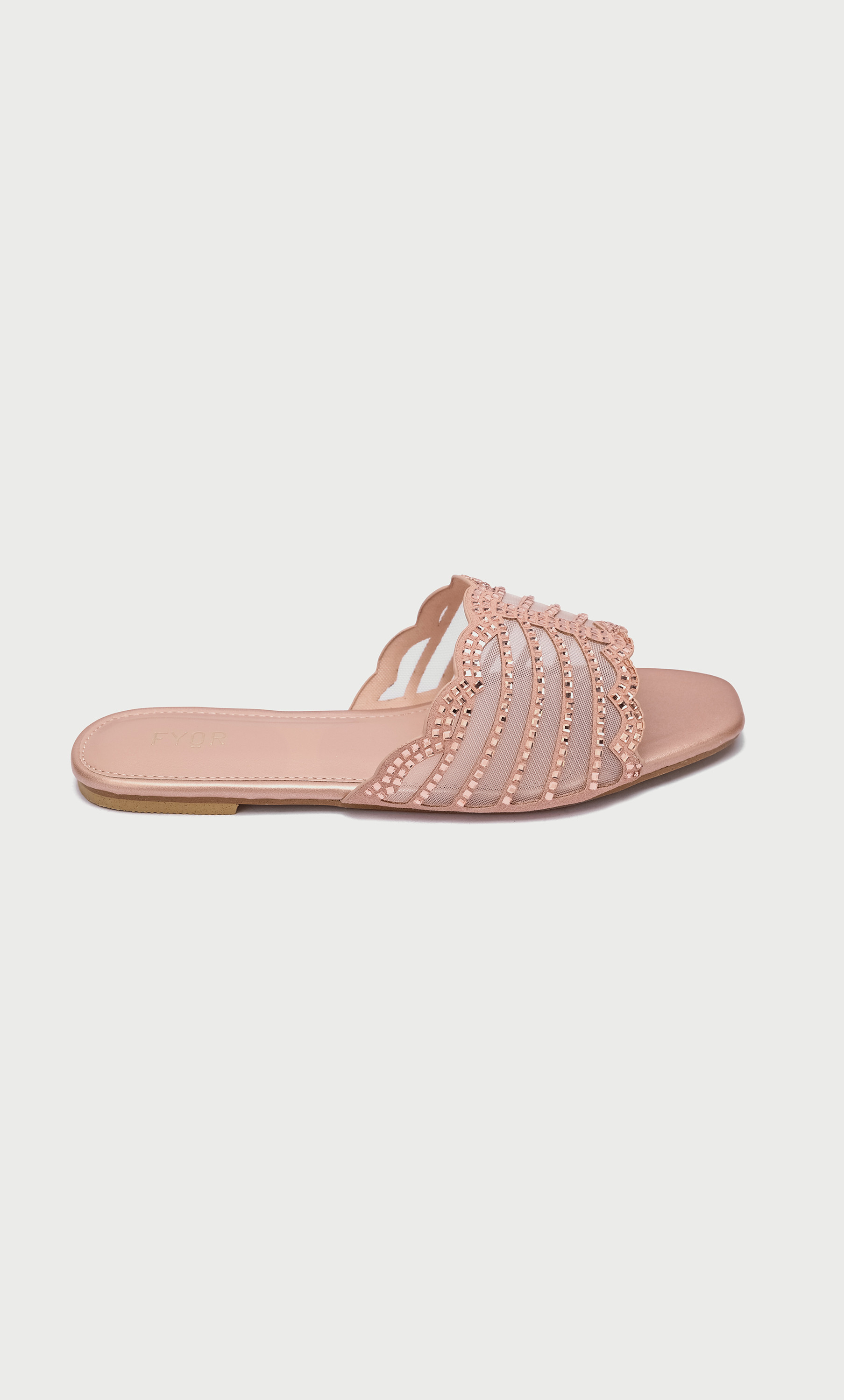 FYOR Women Embellished Flat Sandals MY 258-women-shoes-sandals-flats-image-7