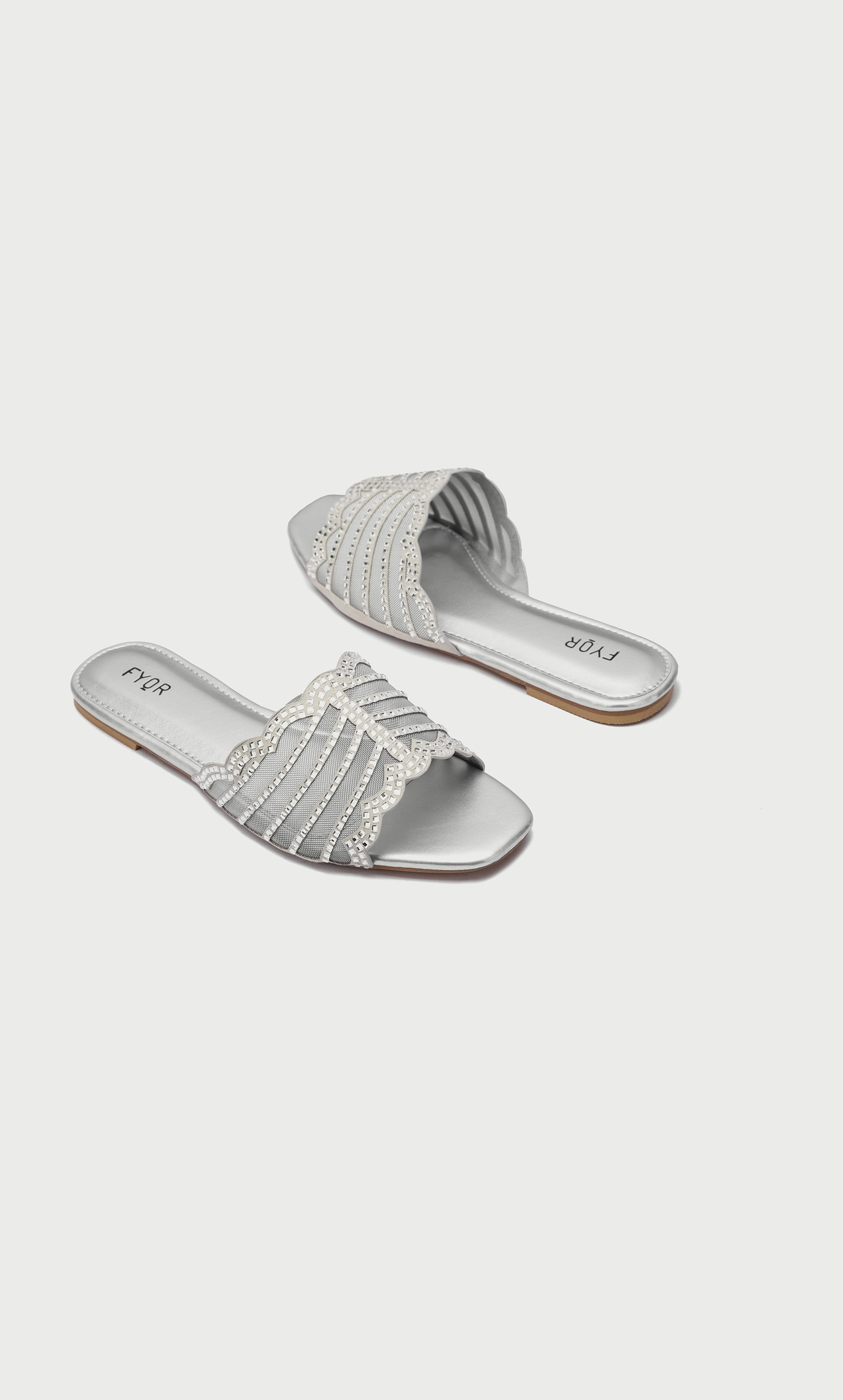 FYOR Women Embellished Flat Sandals MY 258-women-shoes-sandals-flats-image-10