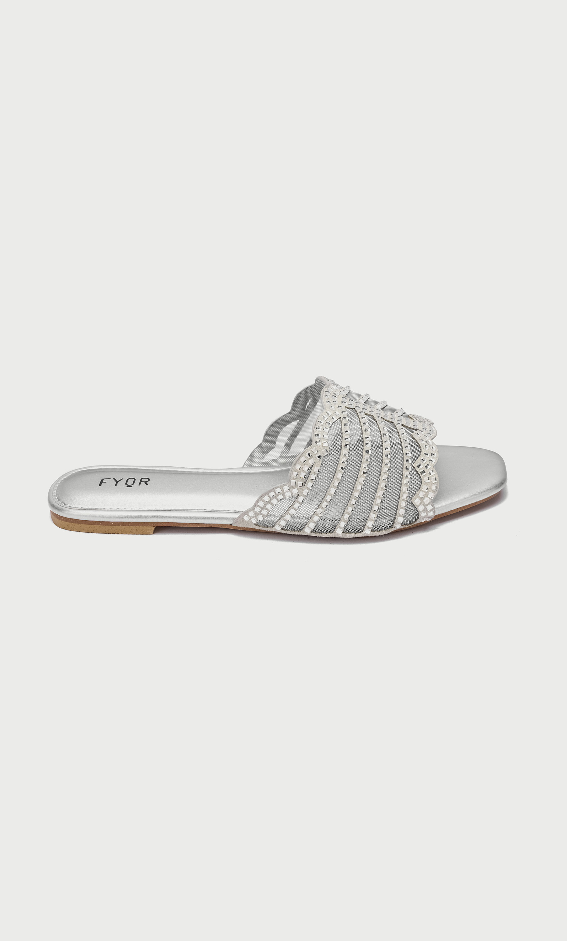 FYOR Women Embellished Flat Sandals MY 258-women-shoes-sandals-flats-image-11