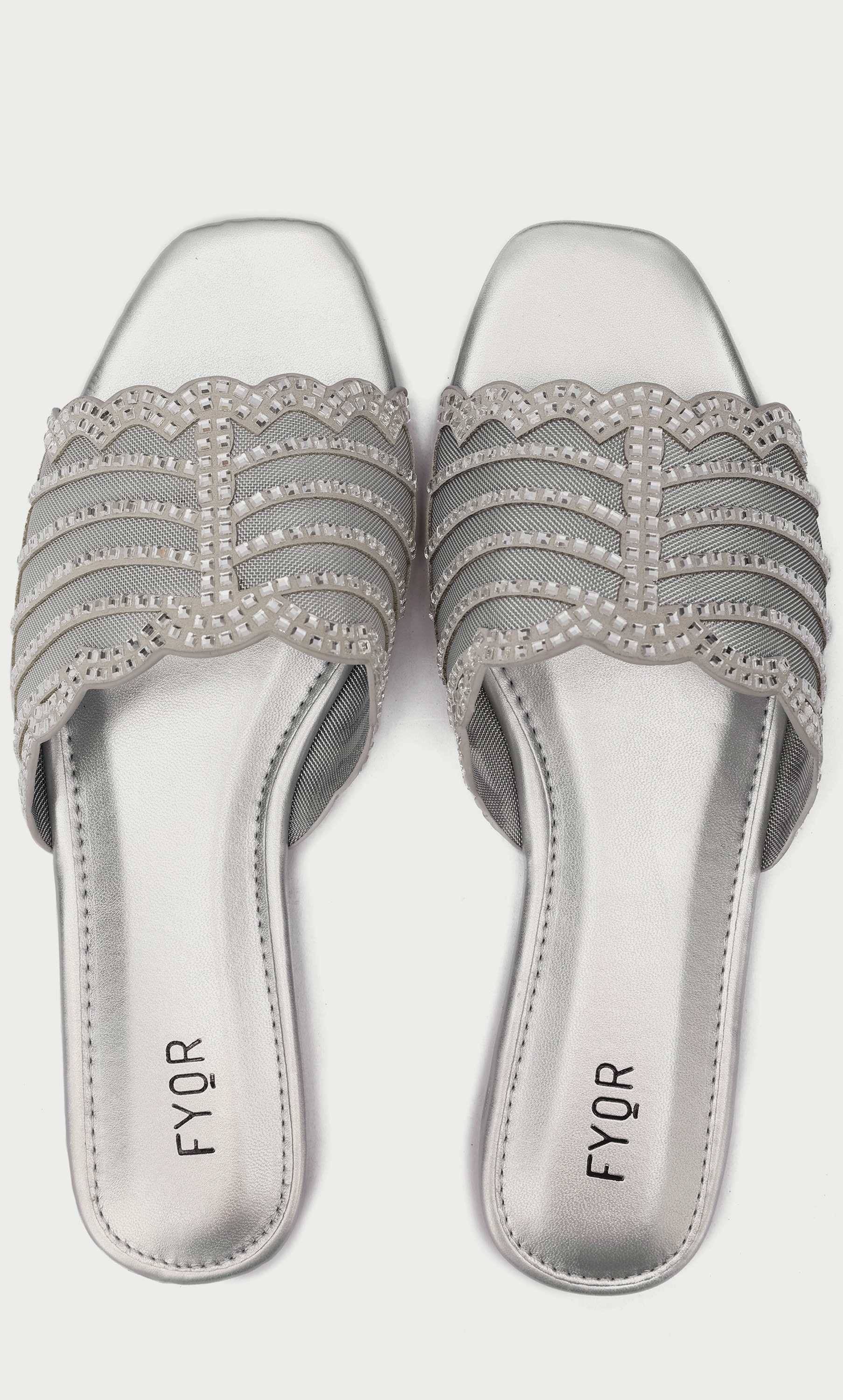 FYOR Women Embellished Flat Sandals MY 258-women-shoes-sandals-flats-image-12