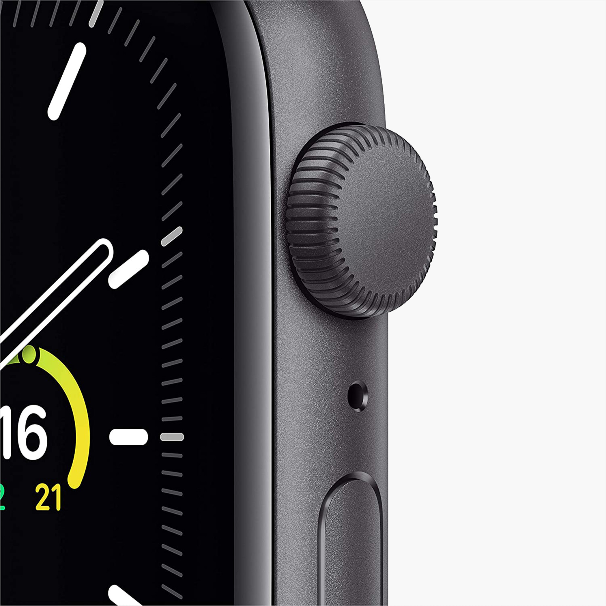Shop Apple Watch SE GPS 44mm Space Gray Aluminum Case with Black Sport Band  -MYDT2 Online | Centrepoint UAE