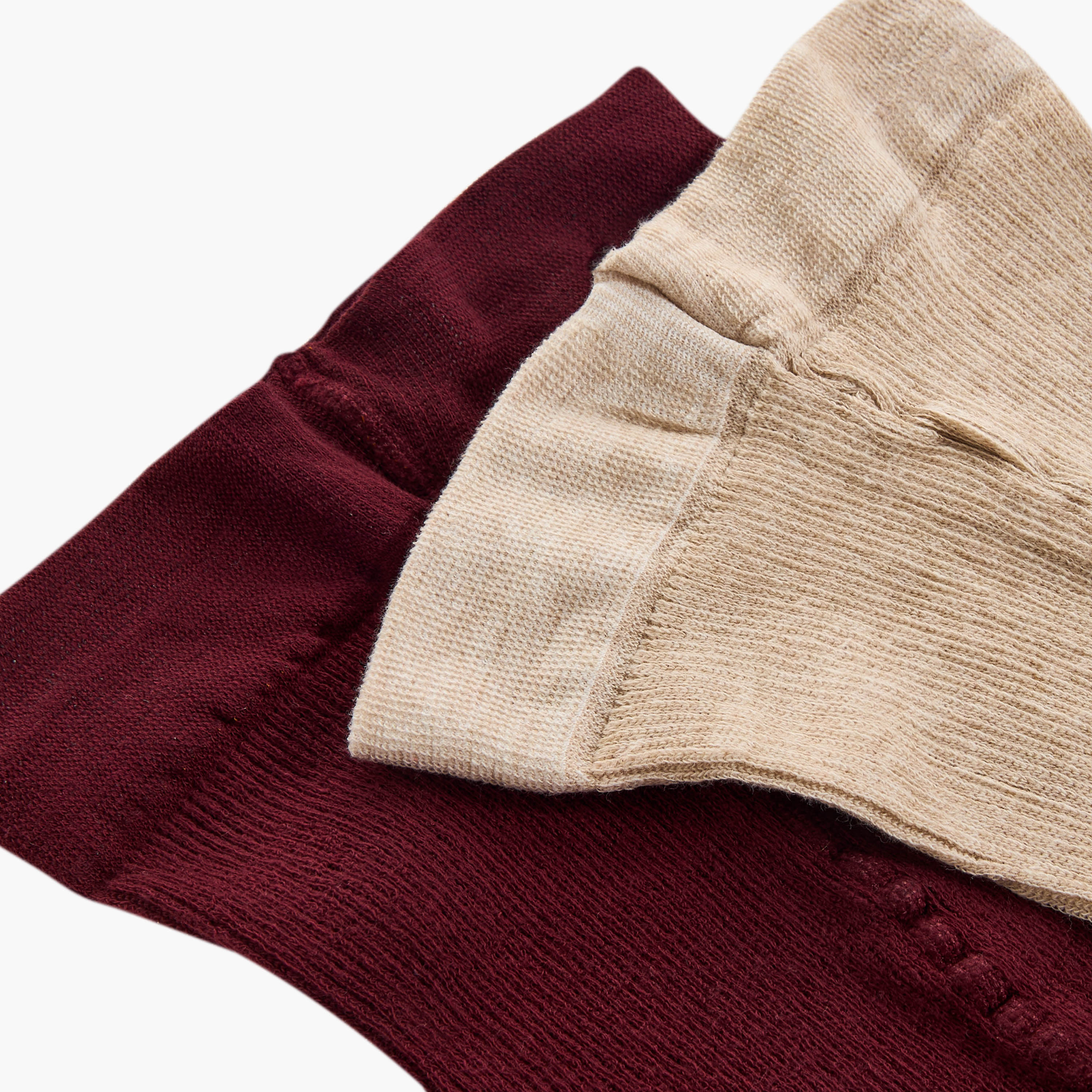 جوارب طويلة بارزة الملمس من ليتل ميسي - طقم من قطعتين-girls-accessories-socks-image-6
