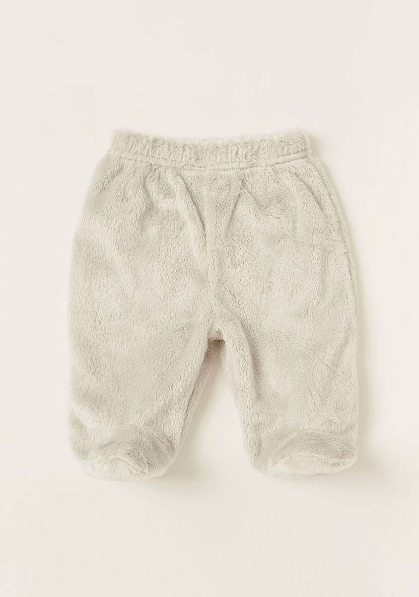 Juniors Applique Detailed Top and Closed-Feet Pyjama Set-Pyjama Sets-image-2