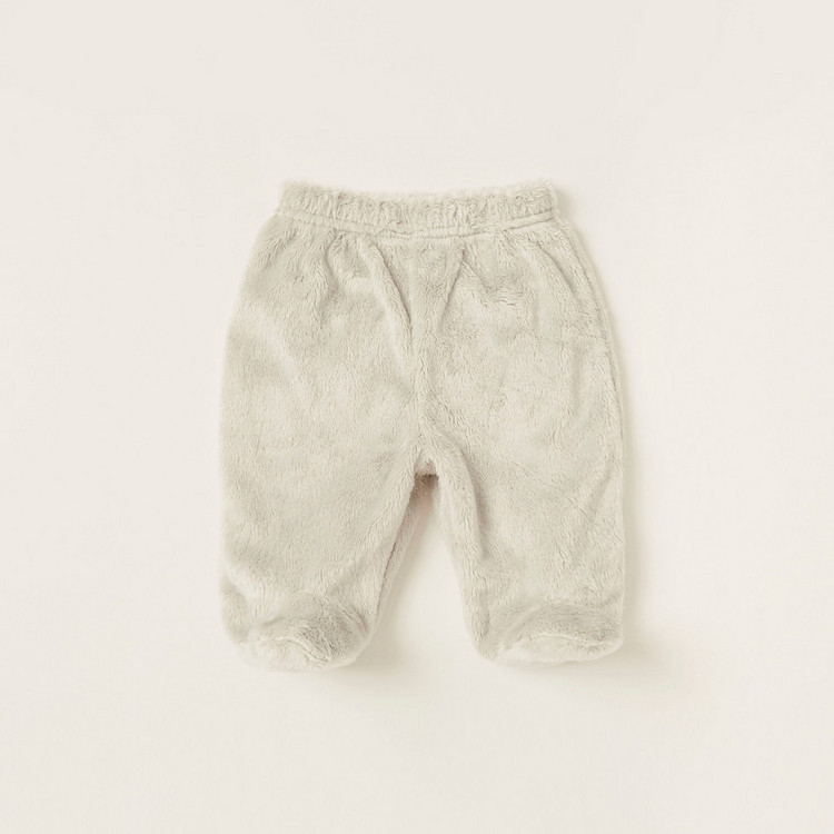Juniors Applique Detailed Top and Closed-Feet Pyjama Set
